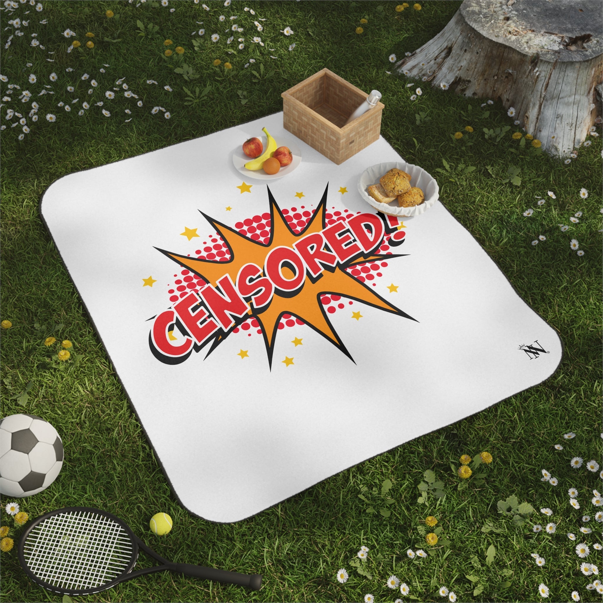 Cartoon Censored | Mix Match Fun-Flirty Lovers’ Water-Resistant Blankets