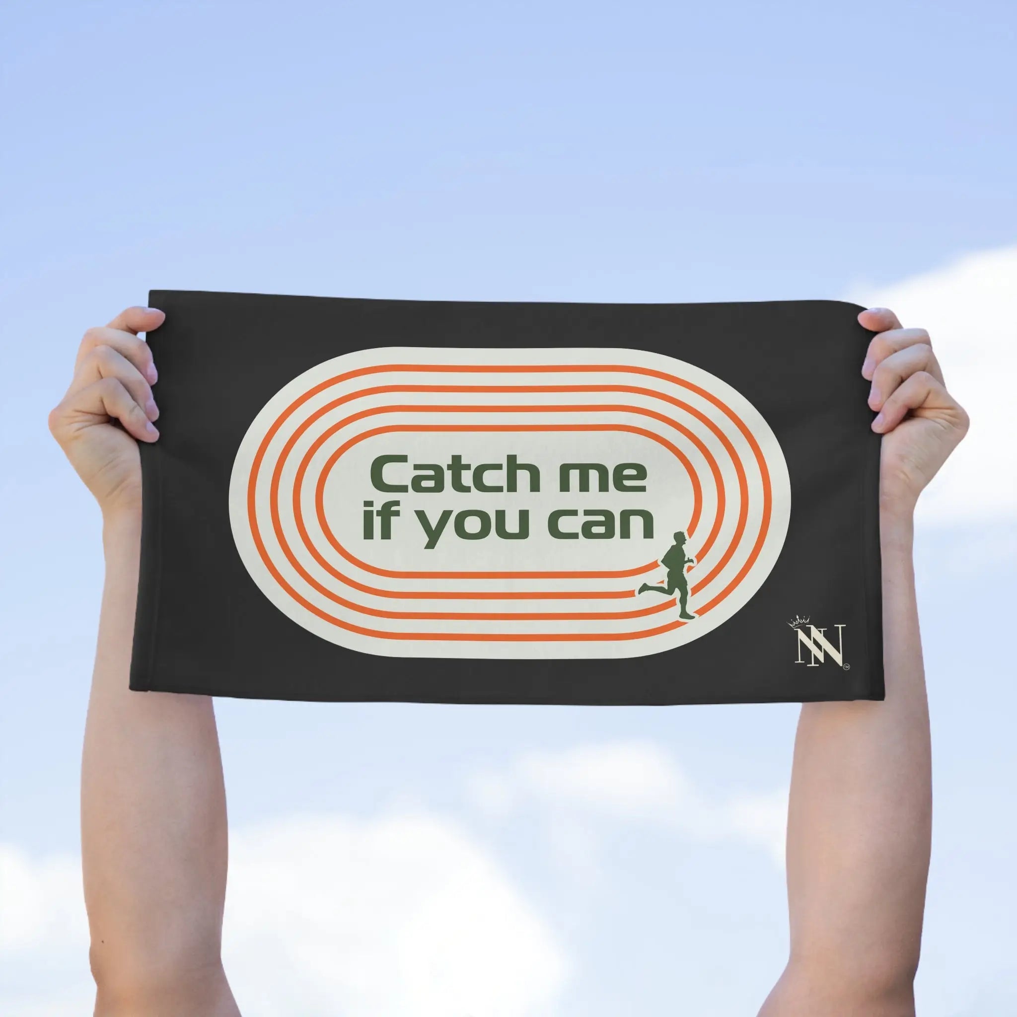 Catch Me If You Can Runner | Mix & Match Soft Fun-Flirty Lovers’ Towels