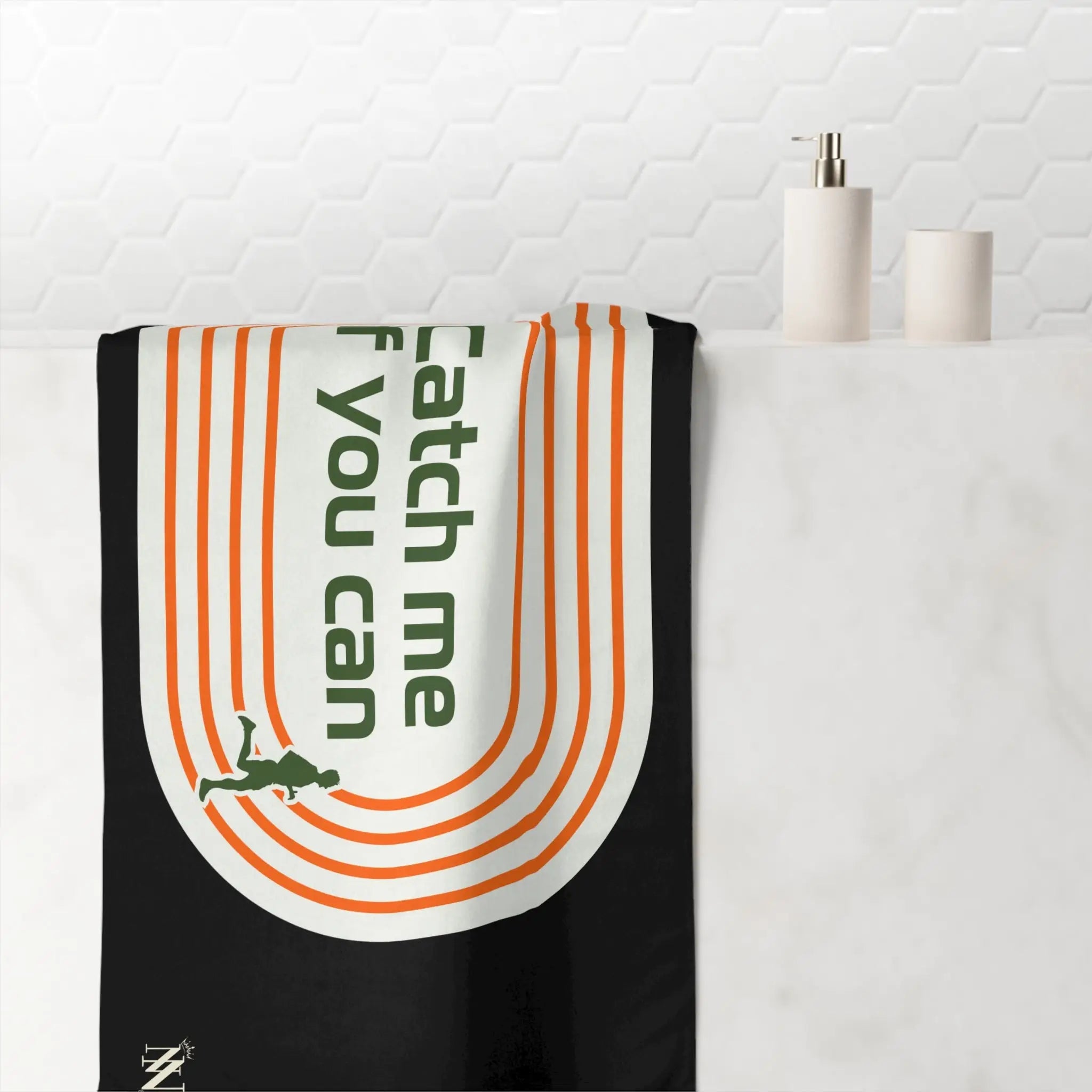 Catch Me If You Can Runner | Mix & Match XL Fun-Flirty Lovers’ Towels