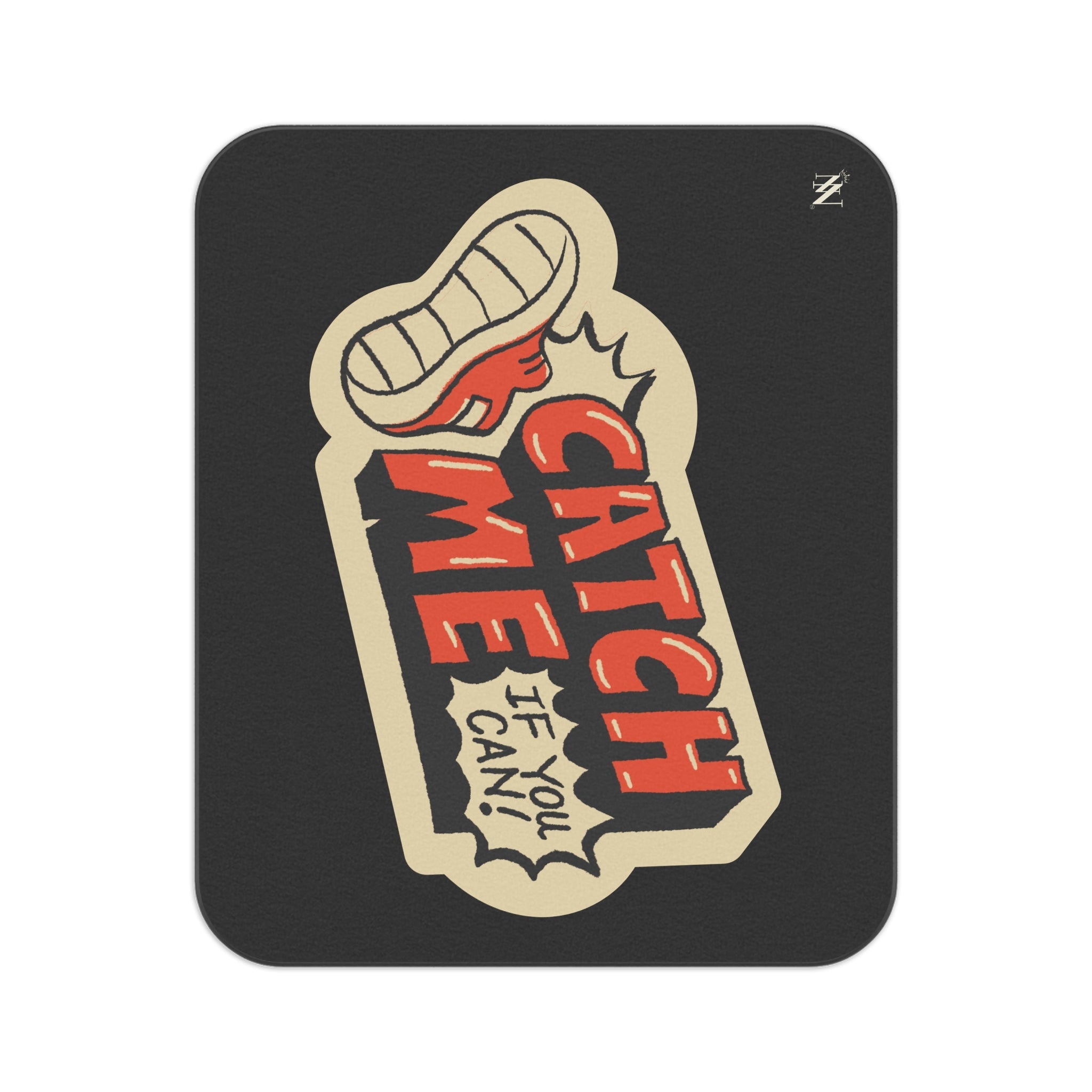 Catch Me If You Can Sticker Print | Mix Match Fun-Flirty Lovers’ Water-Resistant Blankets