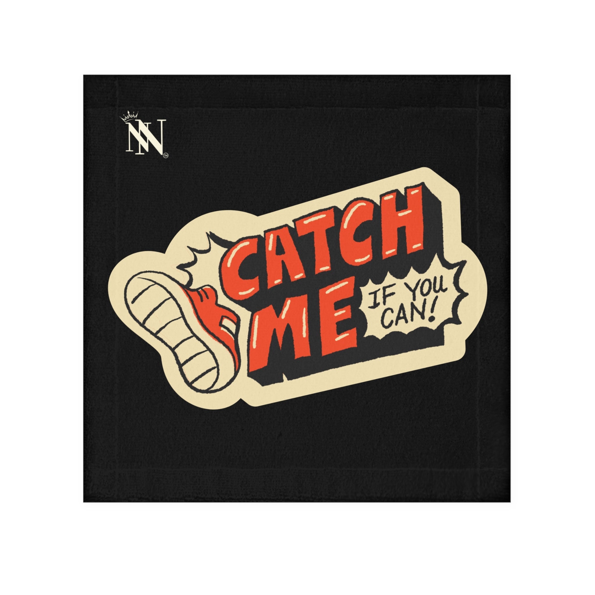 Catch Me If You Can Sticker Print | Mix & Match Lils’ Fun-Flirty Lovers’ Towels