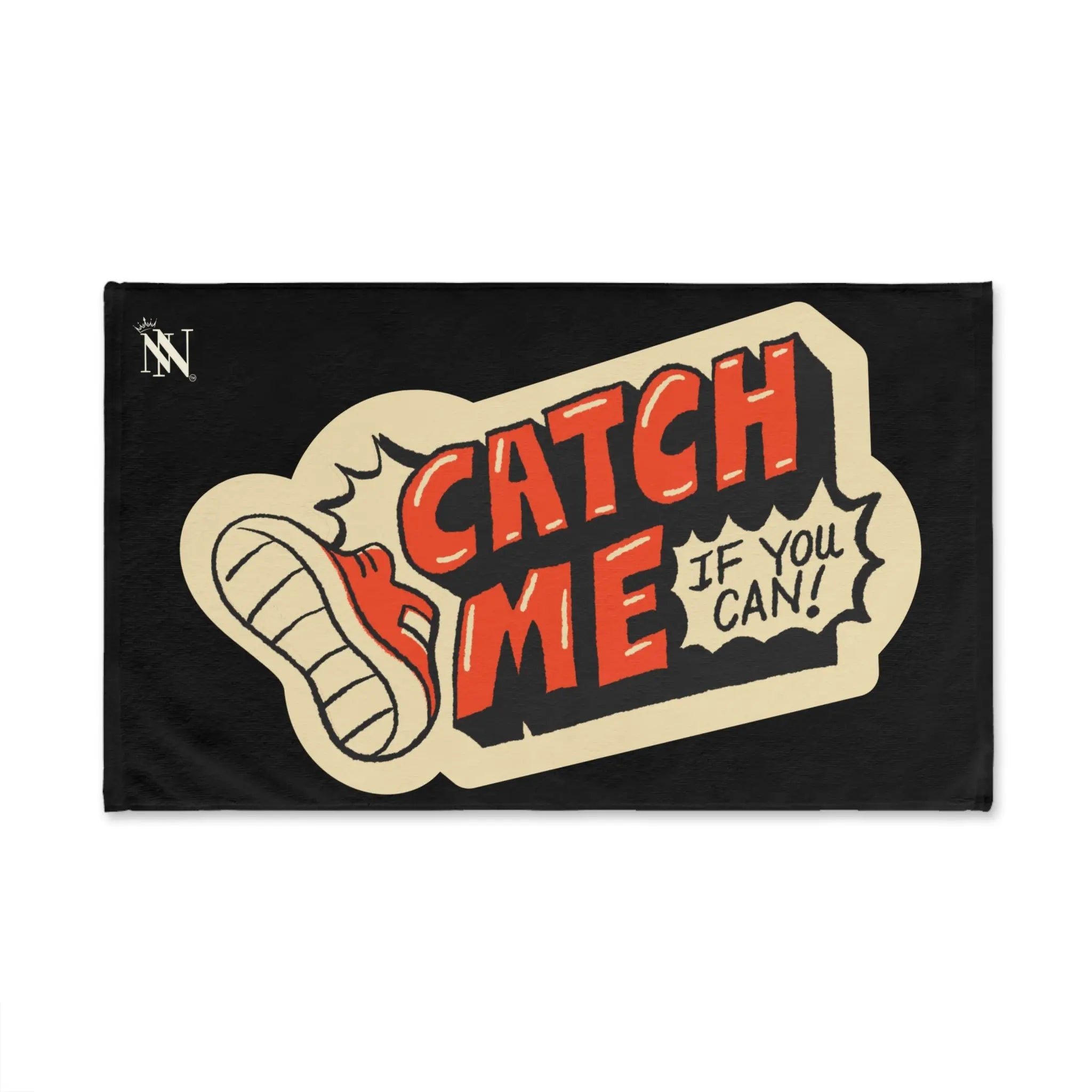 Catch Me If You Can Sticker Print | Mix & Match Original Fun-Flirty Lovers’ Towels
