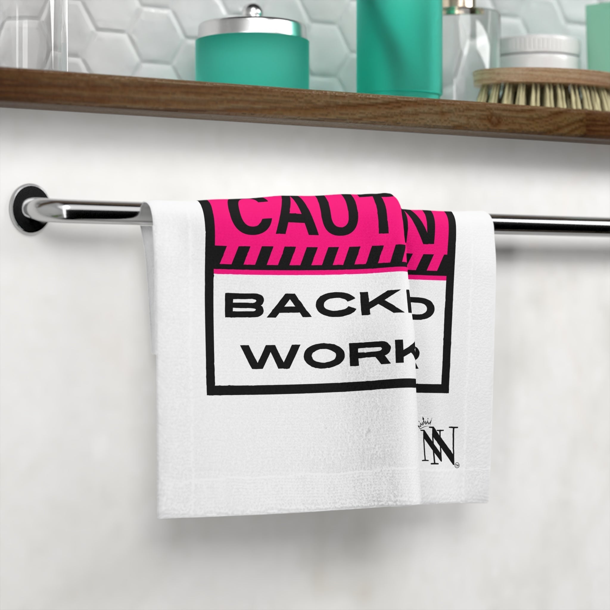 Caution: Backend Worker | Mix & Match Lils’ Fun-Flirty Lovers’ Towels