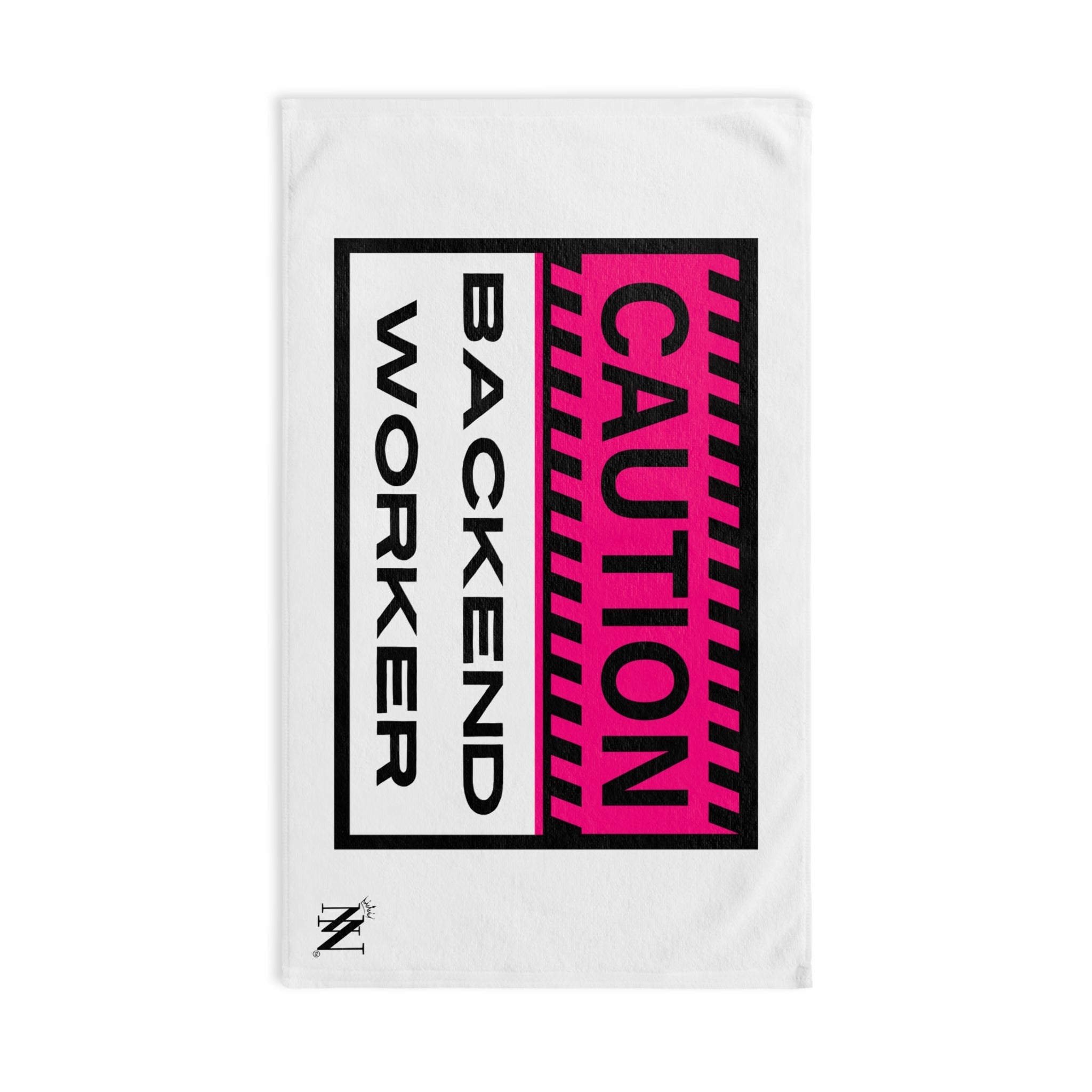 Caution: Backend Worker | Mix & Match Original Fun-Flirty Lovers’ Towels