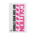 Caution May Cum When Stroked | Mix & Match Original Fun-Flirty Lovers’ Towels