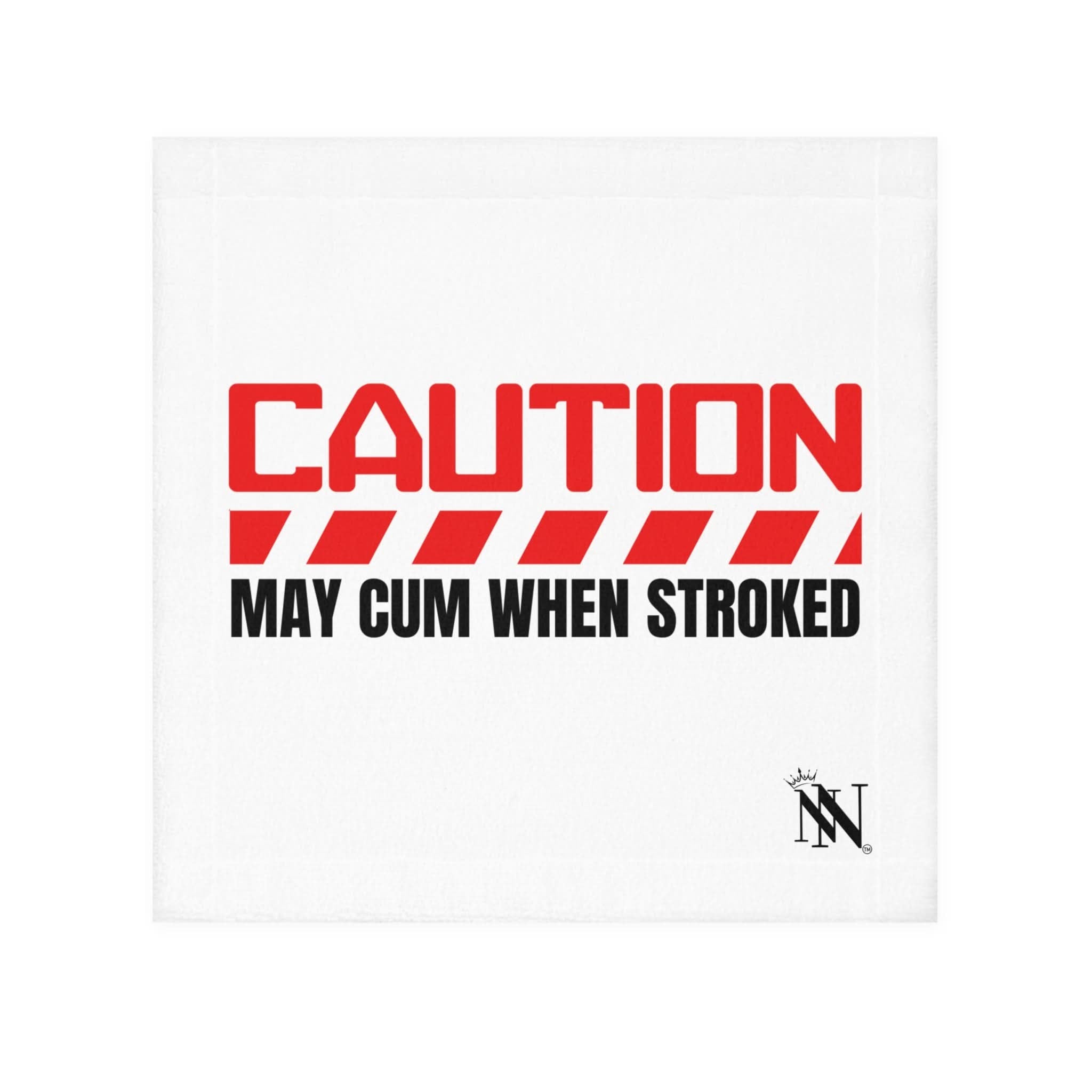Caution May Cum When Stroked Red | Mix & Match Lils’ Fun-Flirty Lovers’ Towels