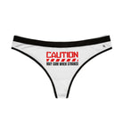 Caution May Cum When Stroked Red | Mix & Match Women’s Fun-Flirty Lovers’ Thongs