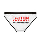 Caution May Cum When Stroked Red | Mix & Match Women’s Fun-Flirty Lovers’ Panties