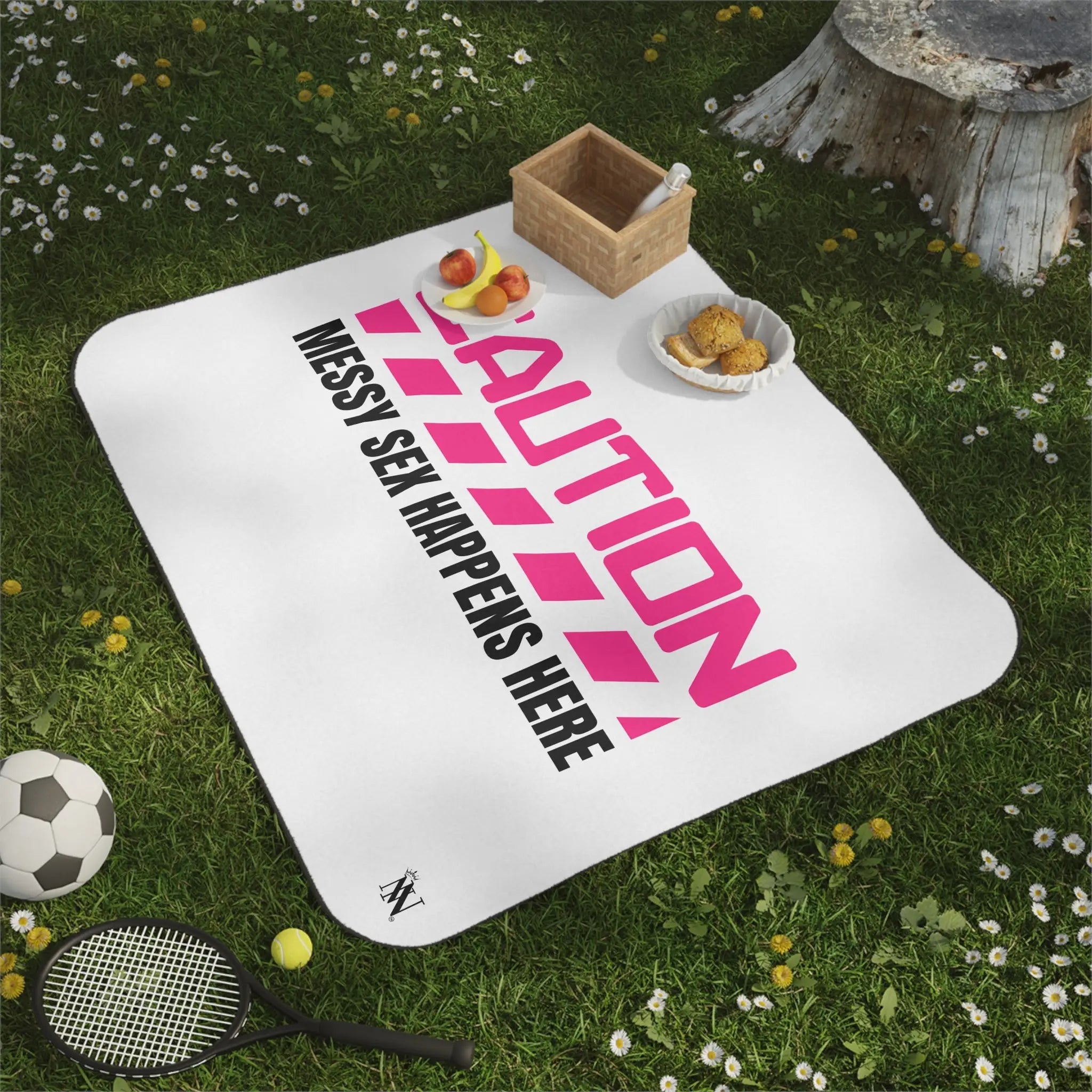 Caution: Messy Sex Happen Here | Mix Match Fun-Flirty Lovers’ Water-Resistant Blankets
