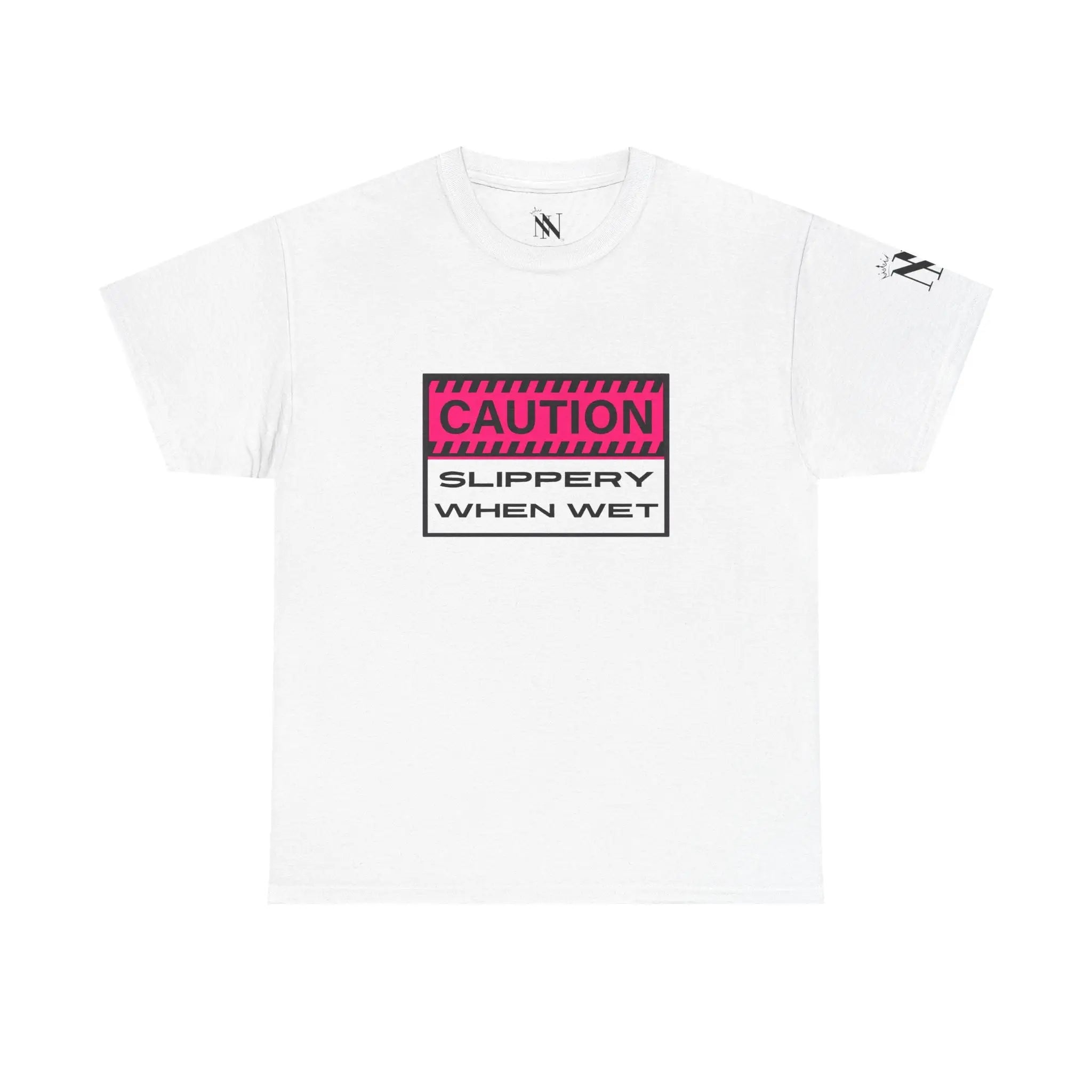 Caution Slippery When Wet | Mix & Match 100% Cotton Unisex Fun-Flirty Lovers’ Tees