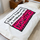 Caution Slippery When Wet | Mix & Match Fun-Flirty Lovers’ Blankets