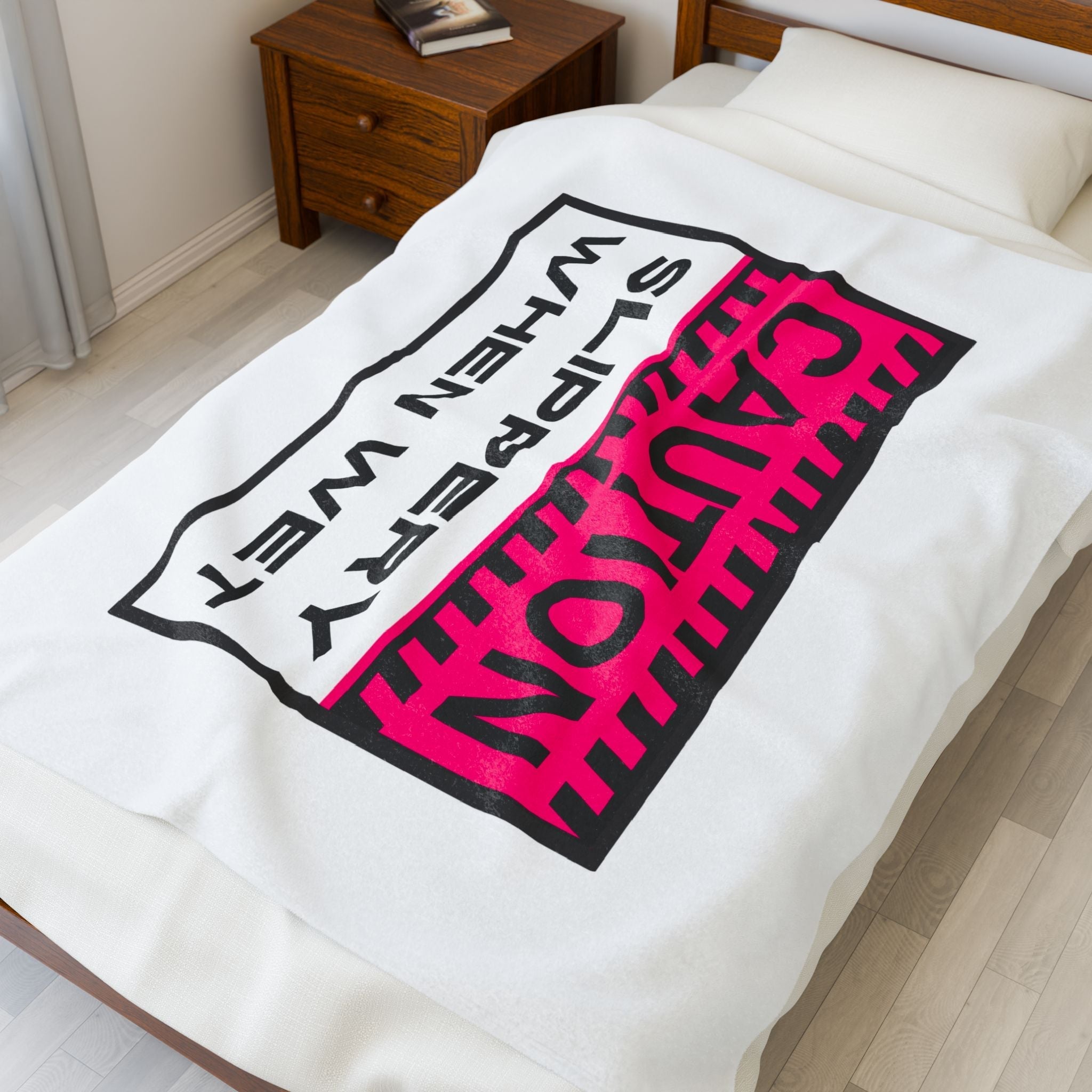 Caution Slippery When Wet | Mix & Match Fun-Flirty Lovers’ Blankets