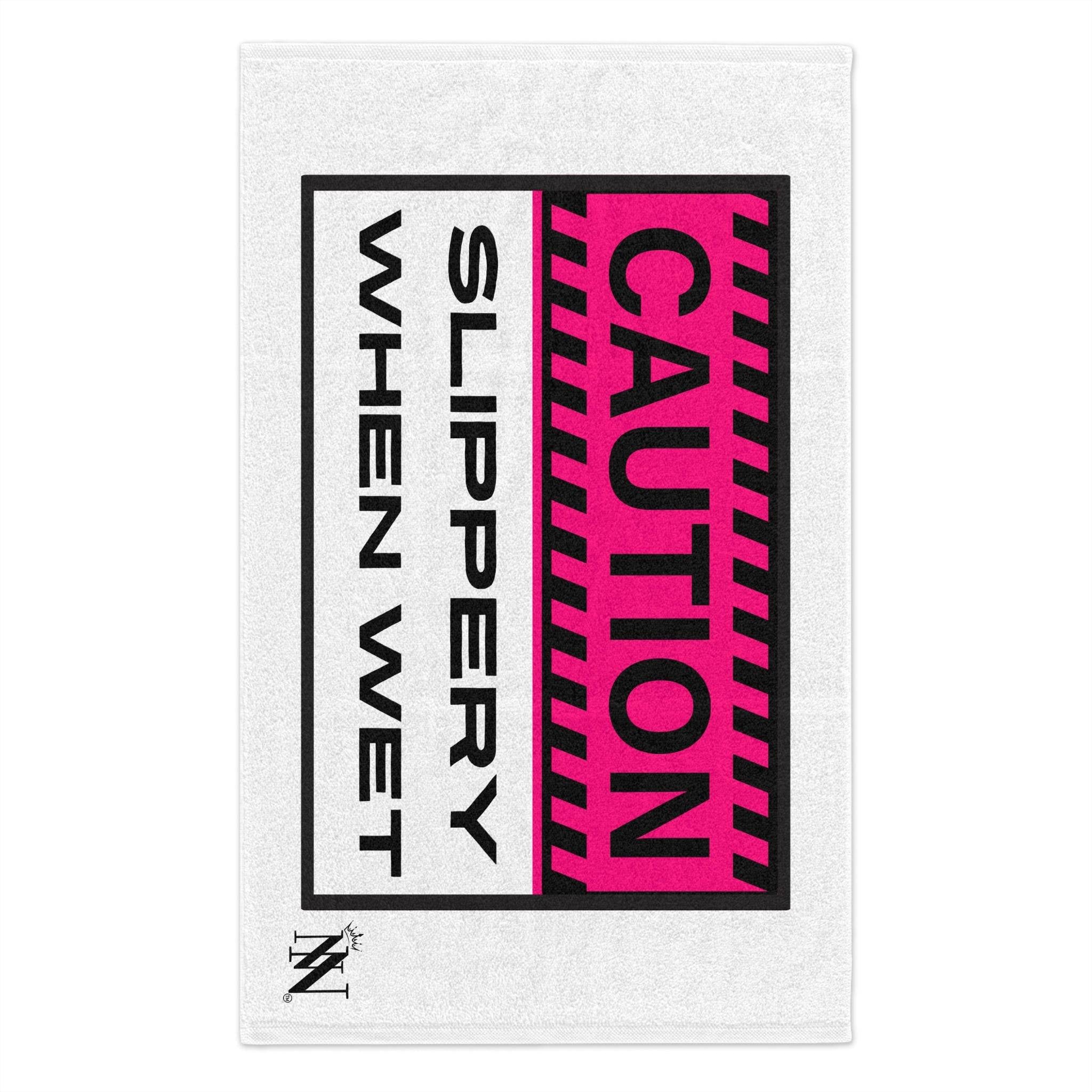 Caution Slippery When Wet | Mix & Match Soft Fun-Flirty Lovers’ Towels