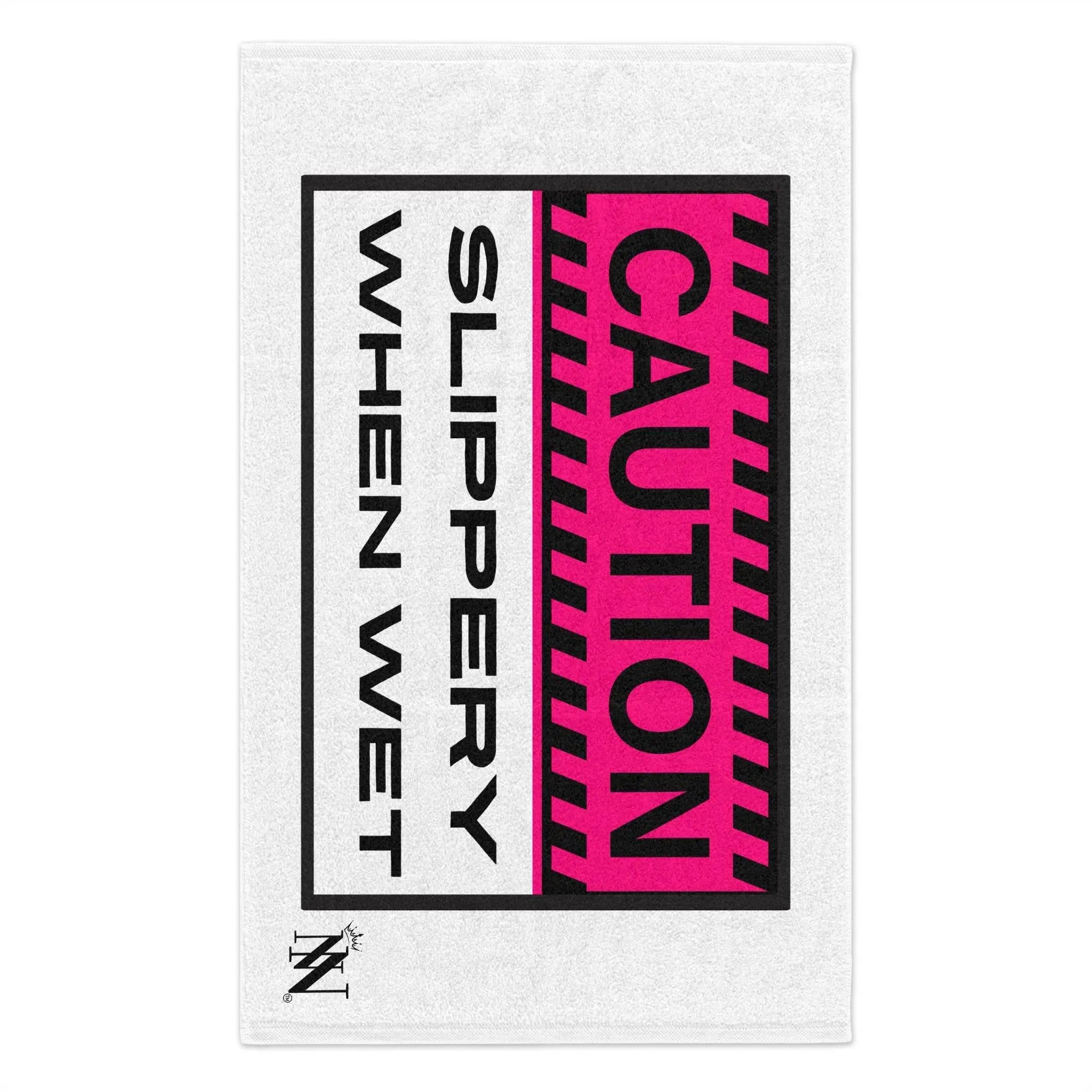 Caution Slippery When Wet | Mix & Match Soft Fun-Flirty Lovers’ Towels