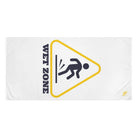 Caution: Wet Zone | Mix & Match XL Fun-Flirty Lovers’ Towels