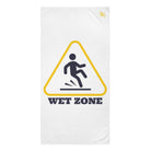 Caution: Wet Zone | Mix & Match XL Fun-Flirty Lovers’ Towels