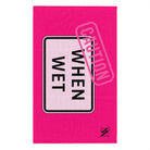 Caution When Wet Pink Mix & Match Soft Sex Towels | Flirty Lovers’ Gifts