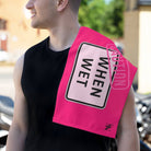Caution When Wet Pink Mix & Match Soft Sex Towels | Flirty Lovers’ Gifts
