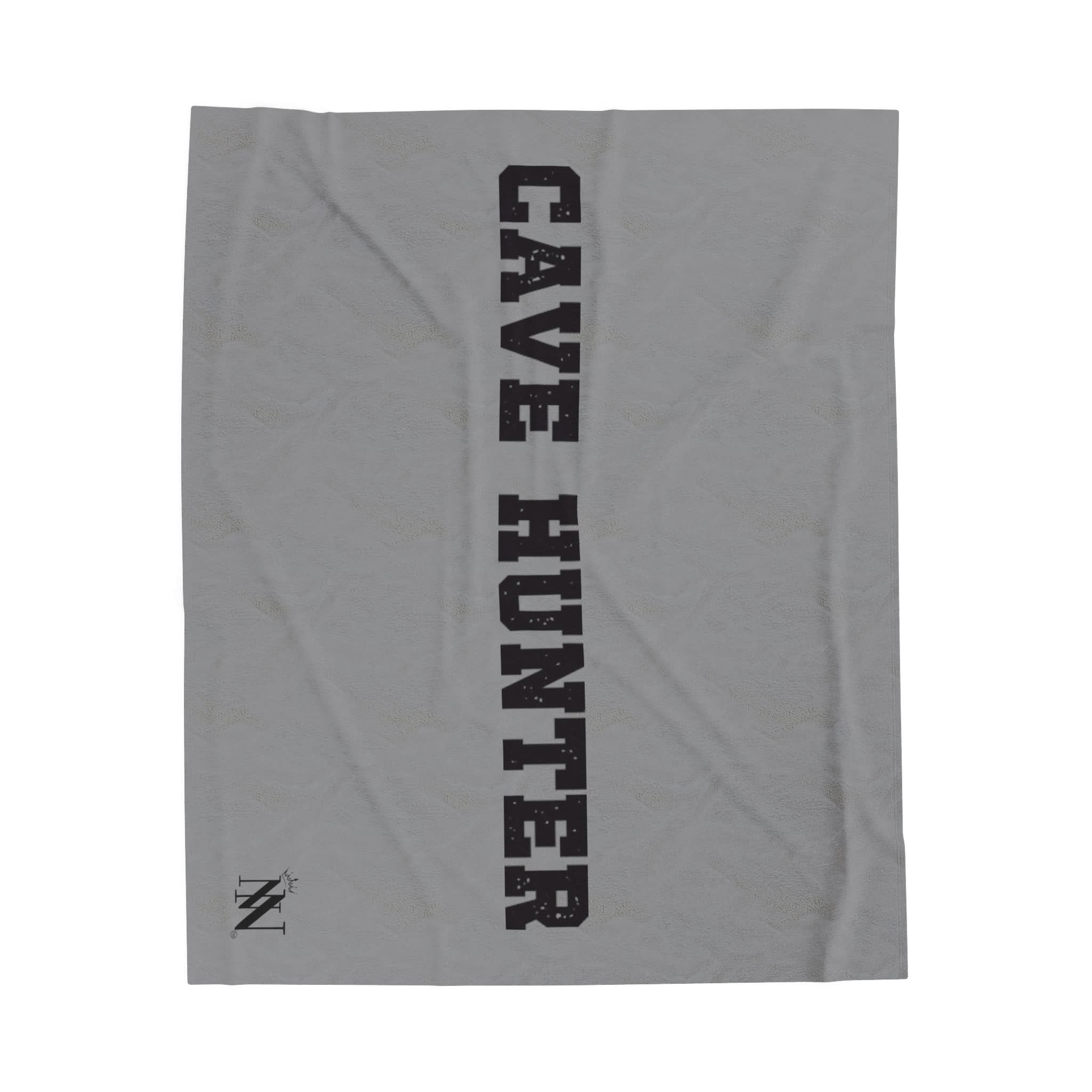 Cave Hunter Cum Squirt Sex Blanket Grey