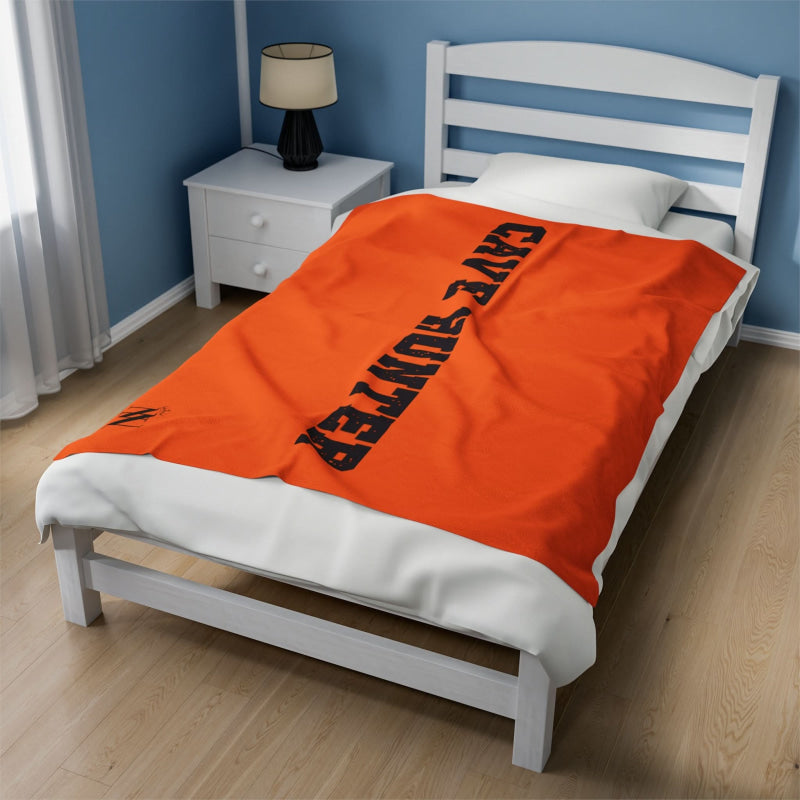 Cave Hunter Cum Squirt Sex Blanket Orange