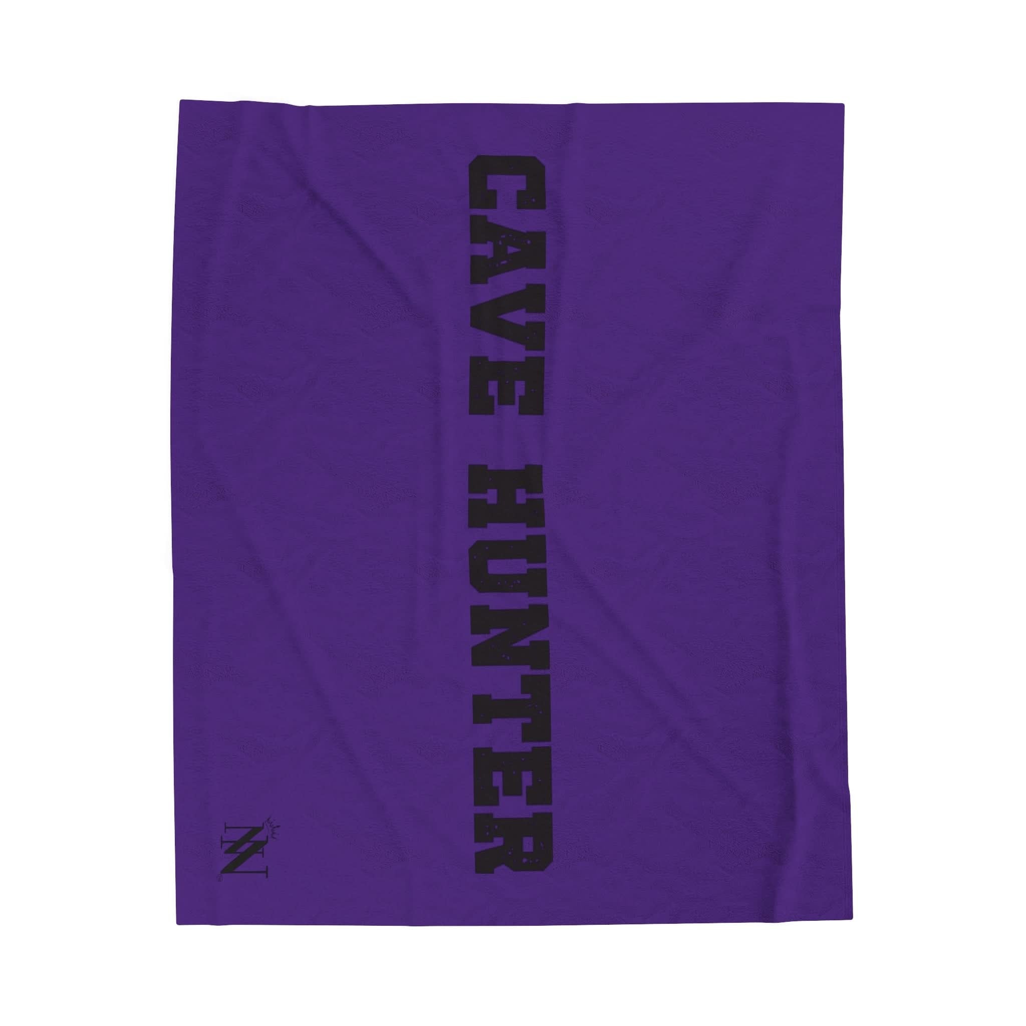 Cave Hunter Cum Squirt Sex Blanket Purple