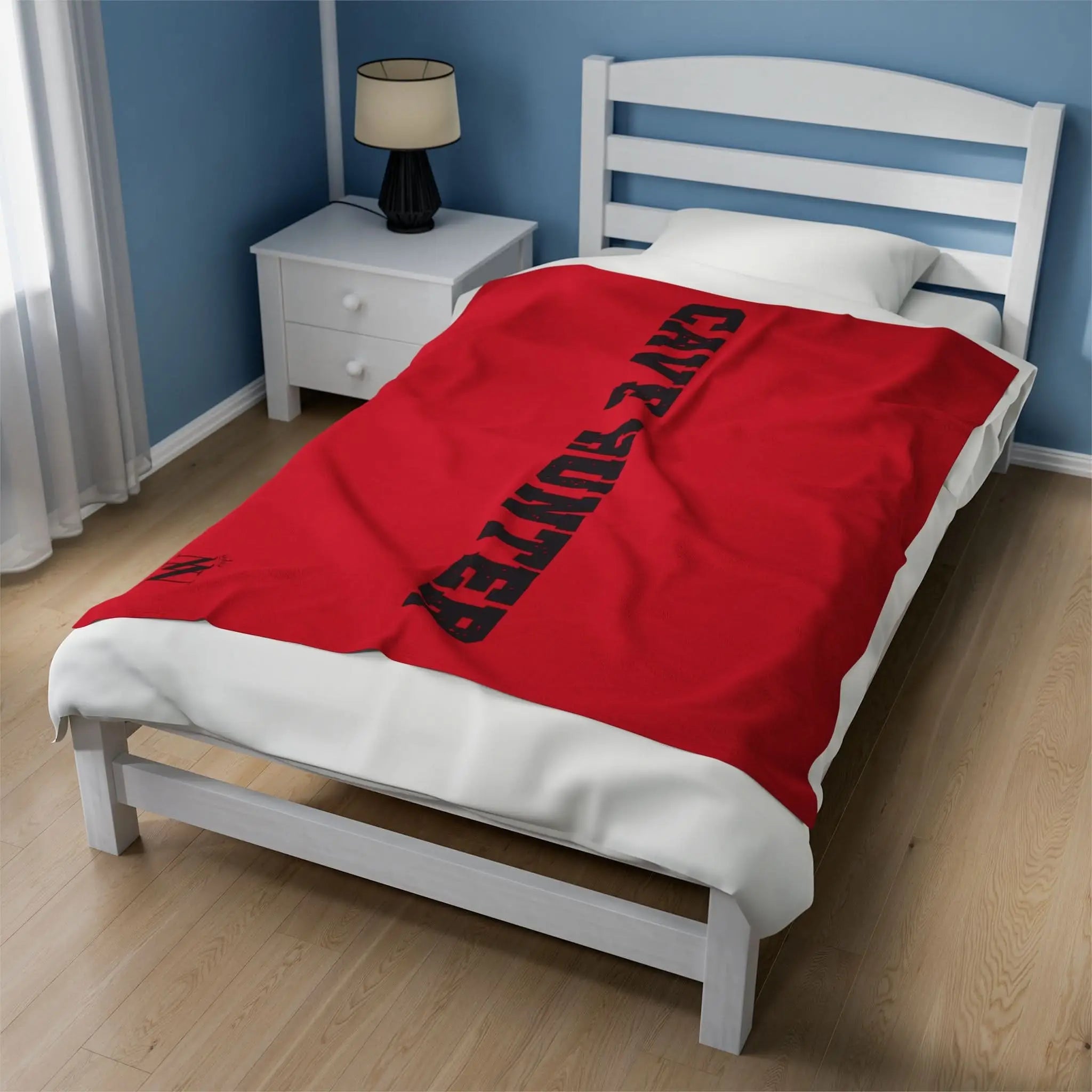 Cave Hunter Cum Squirt Sex Blanket Red