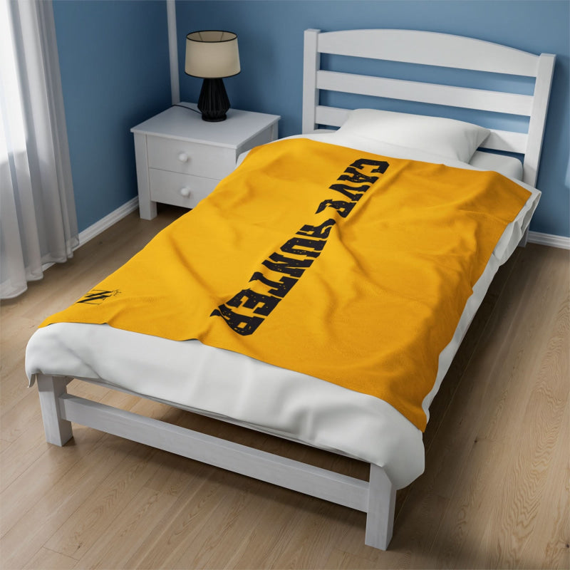 Cave Hunter Cum Squirt Sex Blanket Yellow