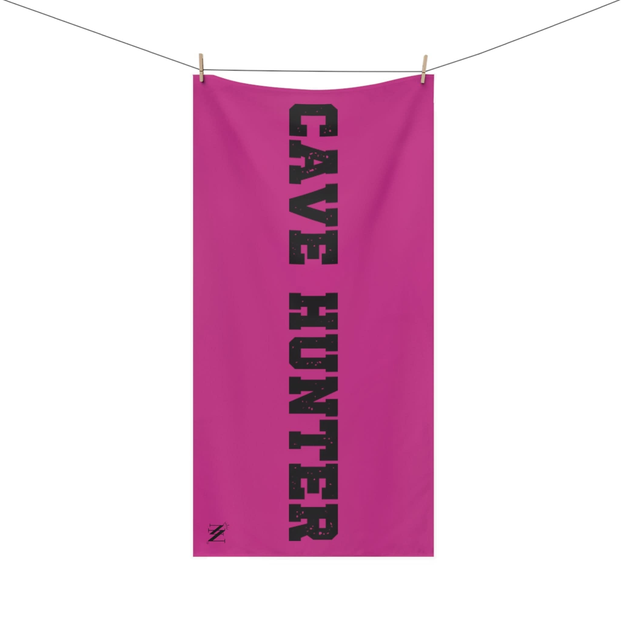 Cave Hunter Fuscia | Mix & Match XL Fun-Flirty Lovers’ Towels