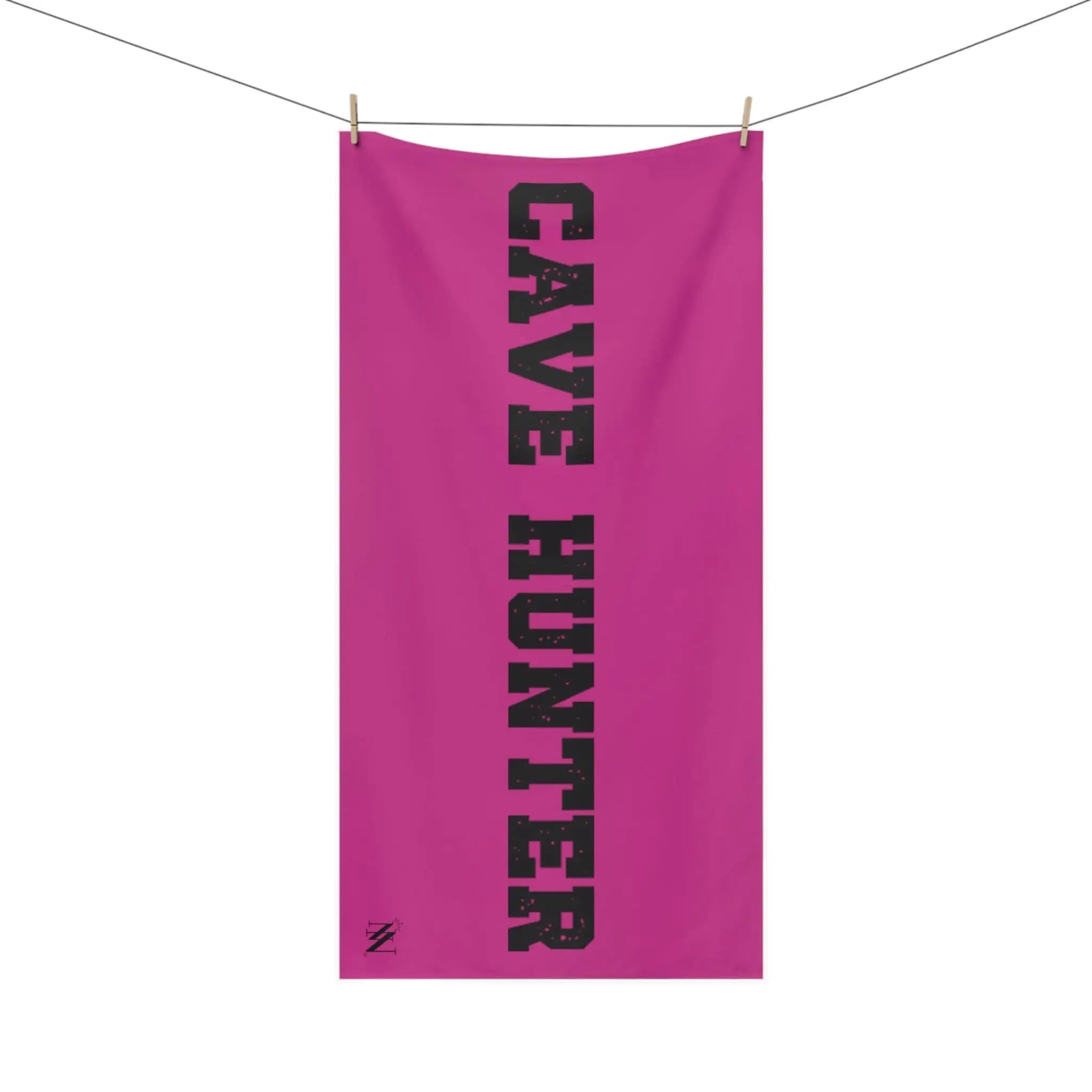 Cave Hunter Fuscia | Mix & Match XL Fun-Flirty Lovers’ Towels