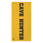 Cave Hunter XXL Cum Beach Towel Yellow
