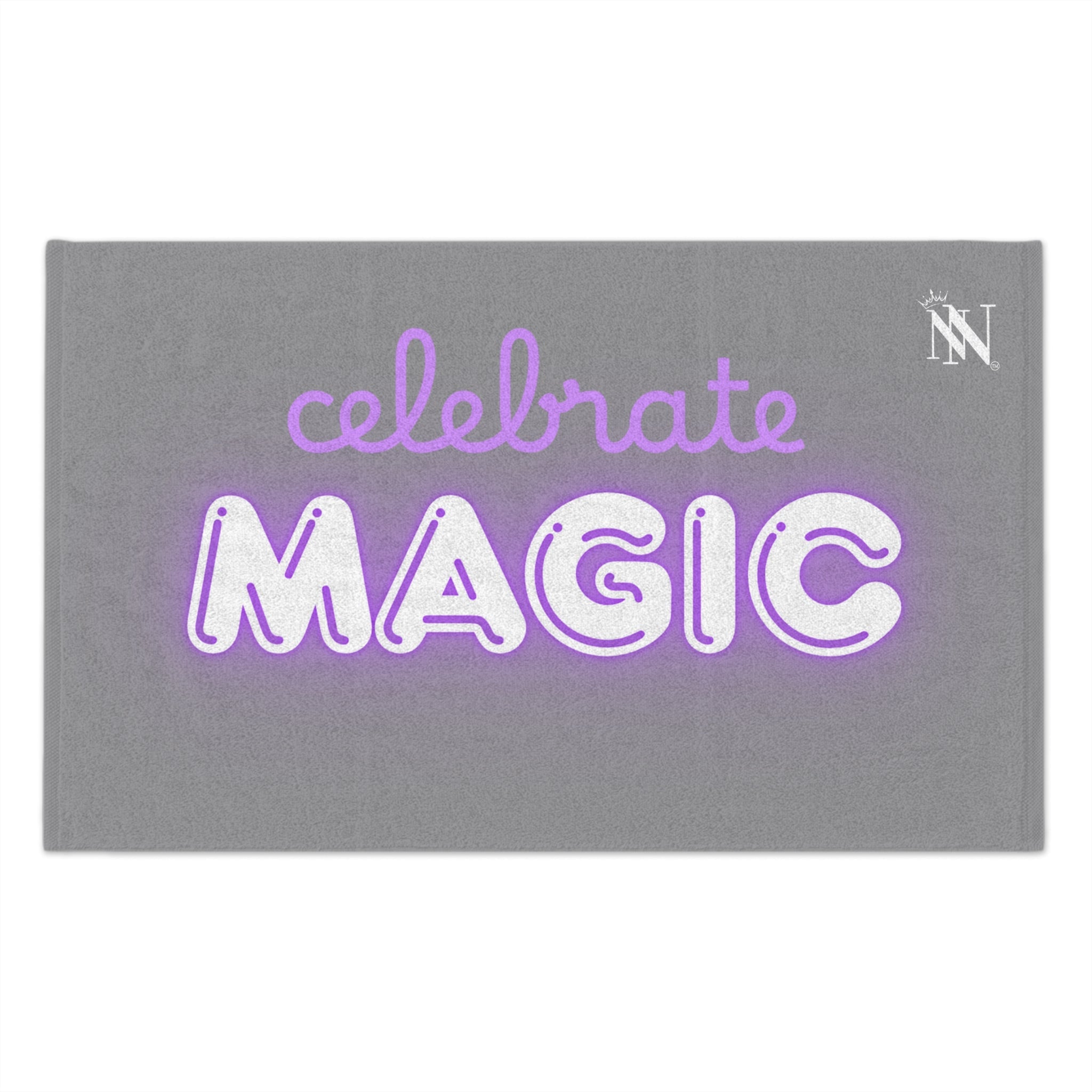 Celebrate Magic Grey | Mix & Match Soft Fun-Flirty Lovers’ Towels