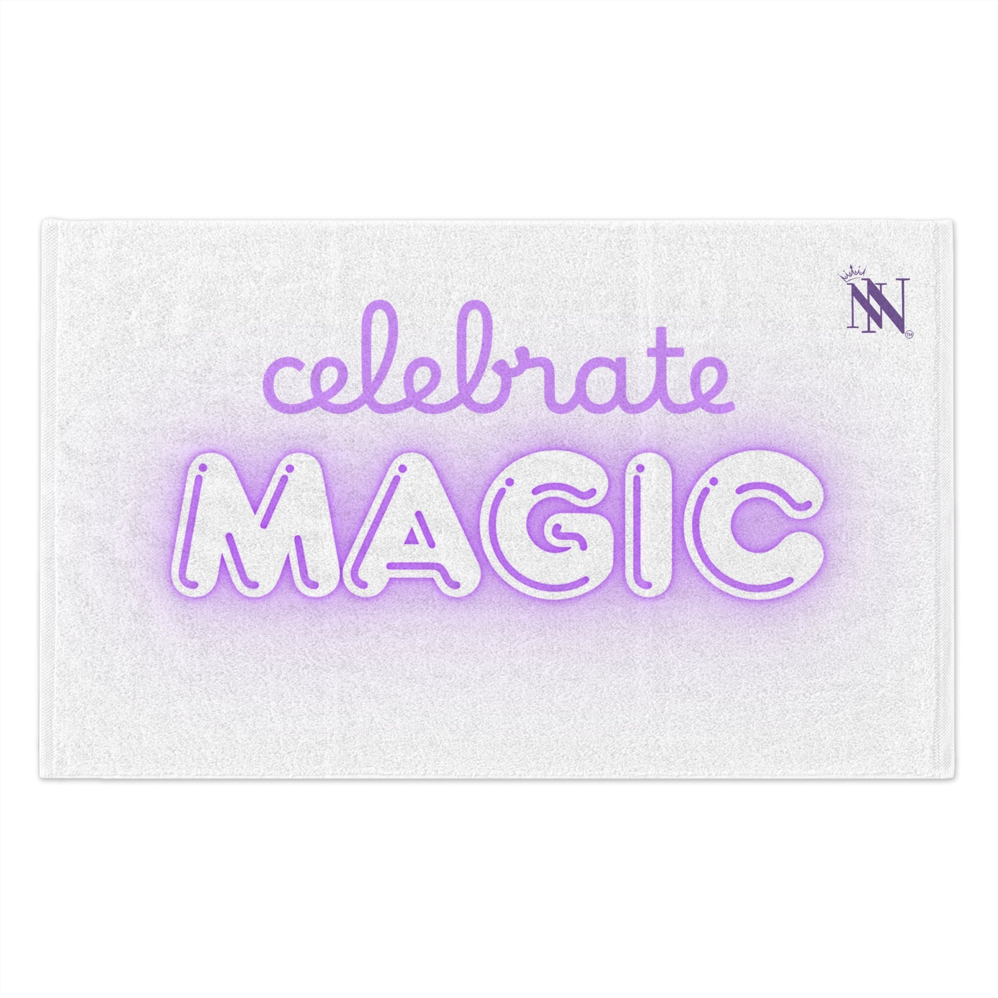 Celebrate Magic White | Mix & Match Soft Fun-Flirty Lovers’ Towels