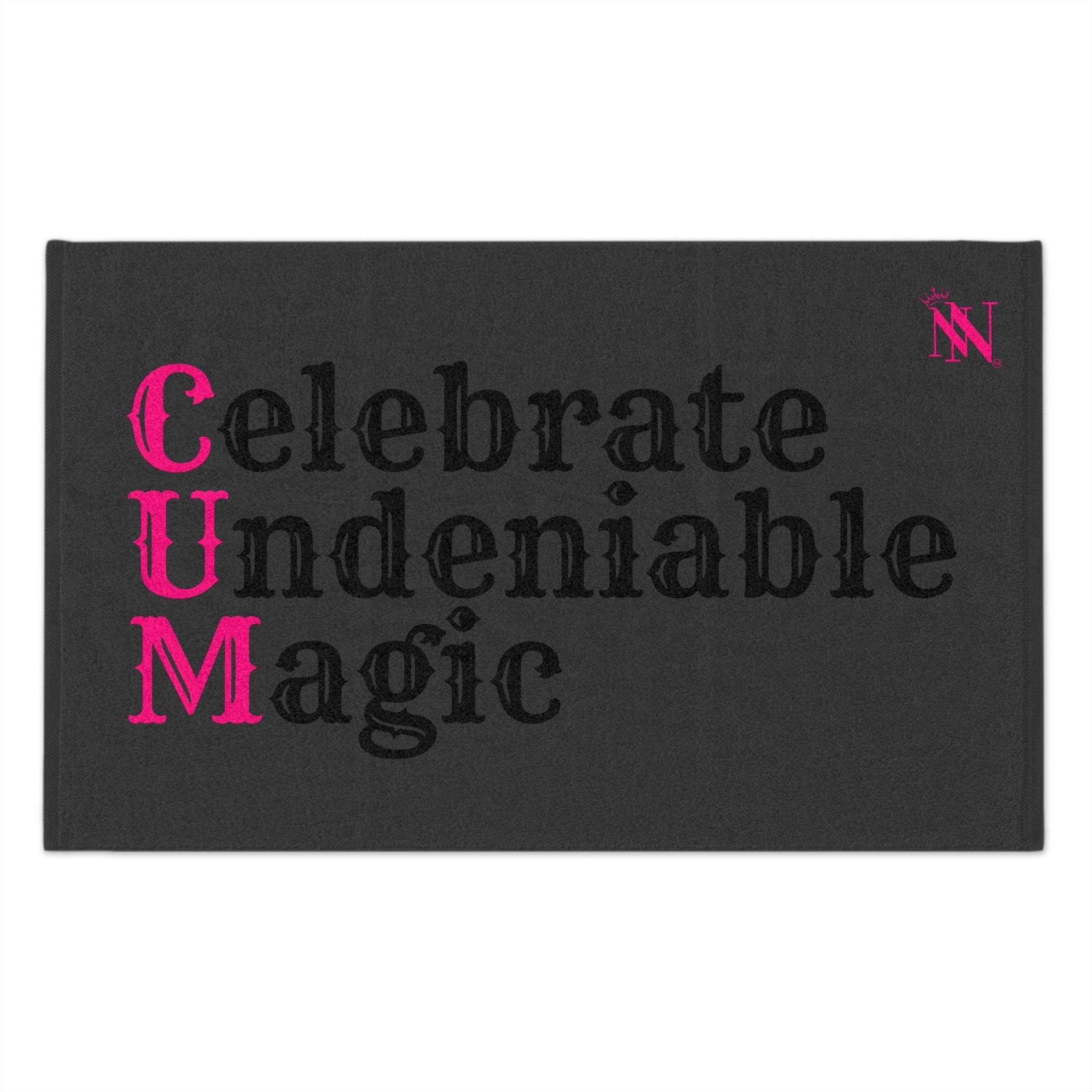 Celebrate Undeniable Magic Dark Grey | Mix & Match Soft Fun-Flirty Lovers’ Towels
