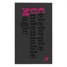 Celebrate Undeniable Magic Dark Grey | Mix & Match Soft Fun-Flirty Lovers’ Towels