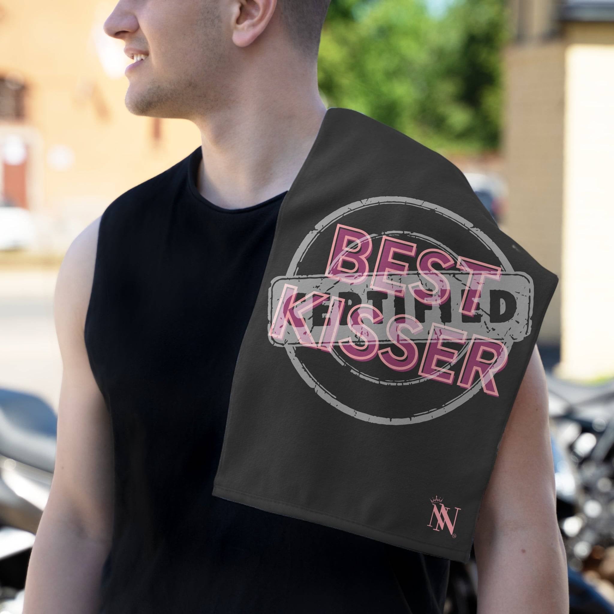 Certified: Best Kisser | Mix & Match Soft Fun-Flirty Lovers’ Towels