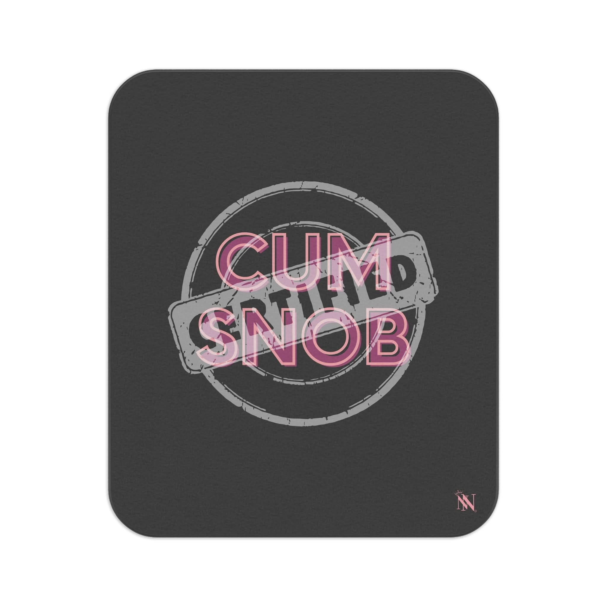 Certified: Cum Snob | Mix Match Fun-Flirty Lovers’ Water-Resistant Blankets