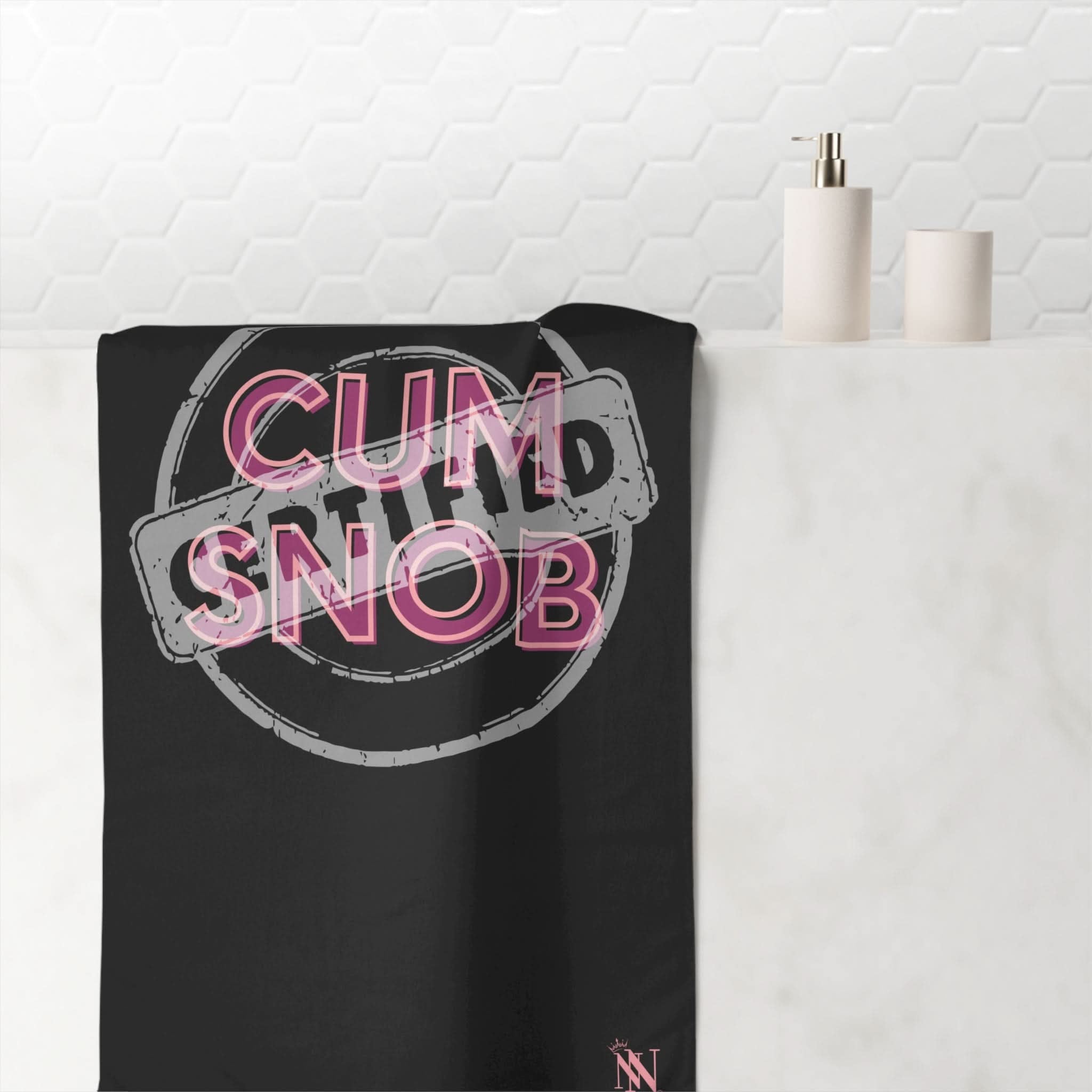 Certified: Cum Snob | Mix & Match Naughty XL Fun-Flirty Lovers’ Towels
