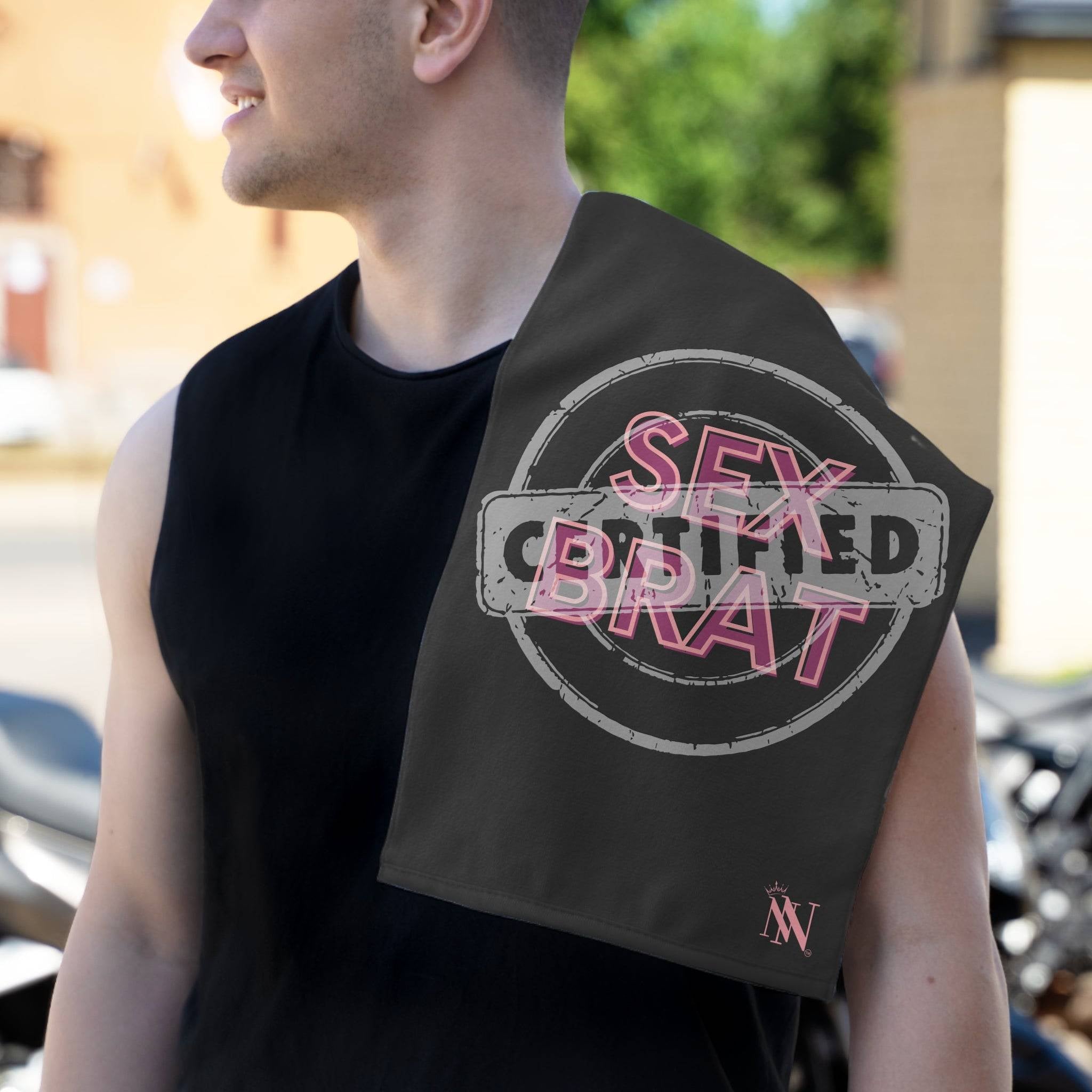Certified: Sex Brat | Mix & Match Soft Fun-Flirty Lovers’ Towels