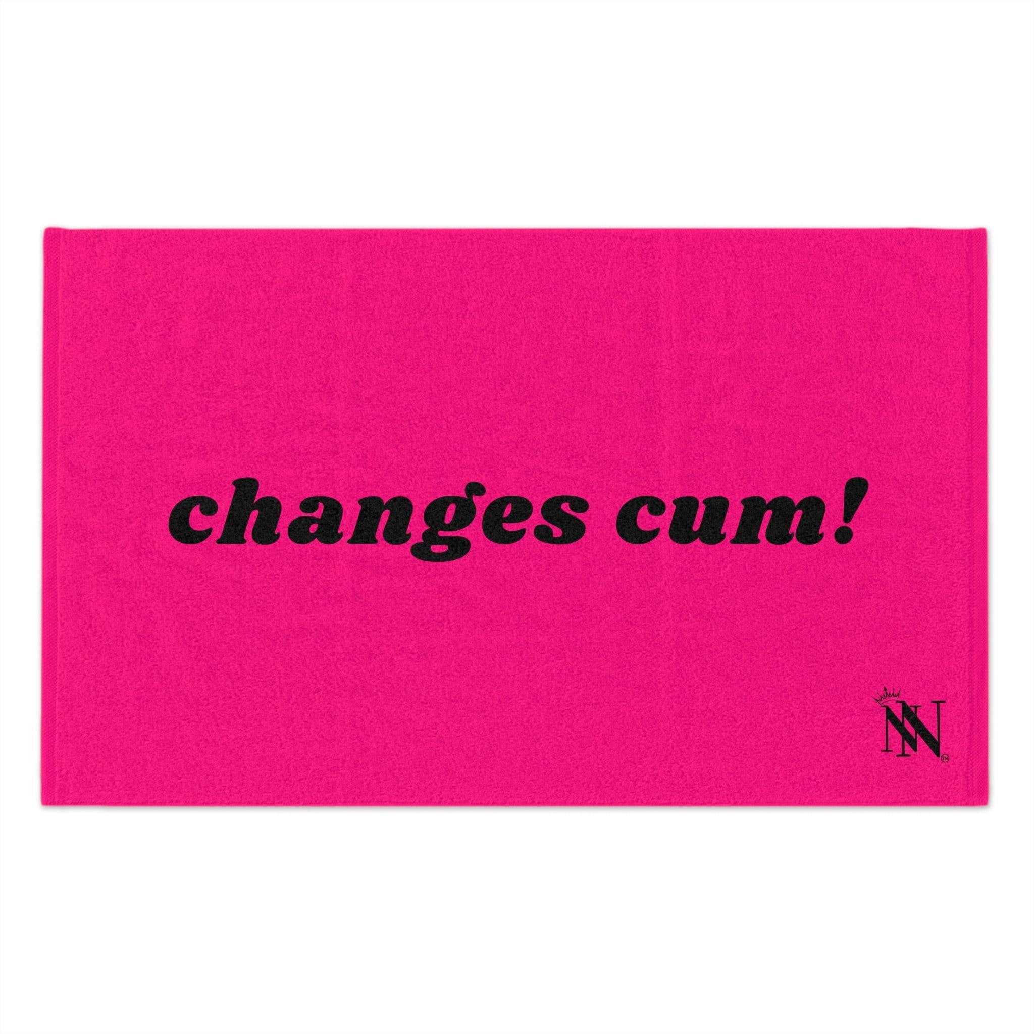 Changes Cum! Pink | Mix & Match Soft Sex Towels | Flirty Lovers’ Gifts