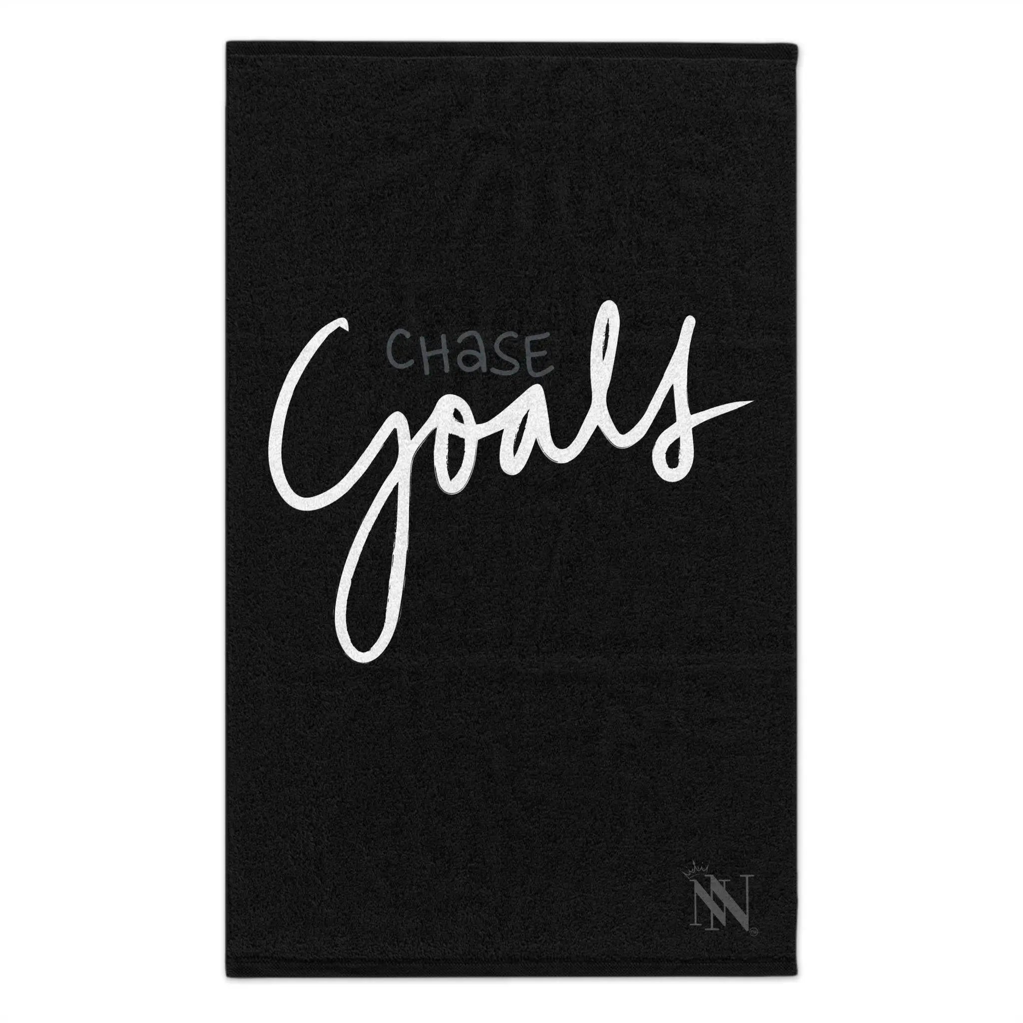Chase Goals Black Mix & Match Soft Sex Towels | Flirty Lovers’ Gifts