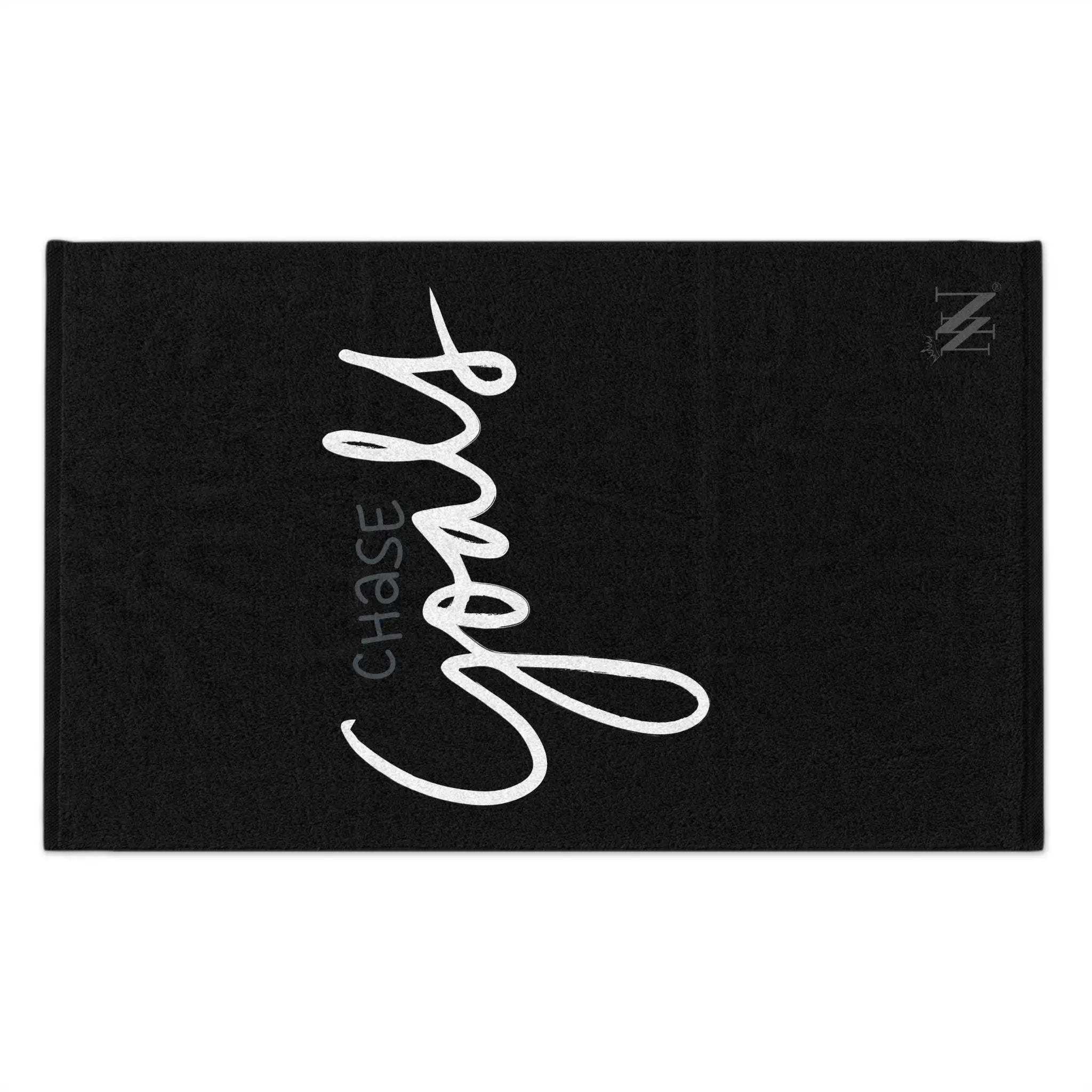 Chase Goals Black Mix & Match Soft Sex Towels | Flirty Lovers’ Gifts