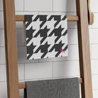 Checkered Past Star | Mix & Match Soft Fun-Flirty Lovers’ Towels