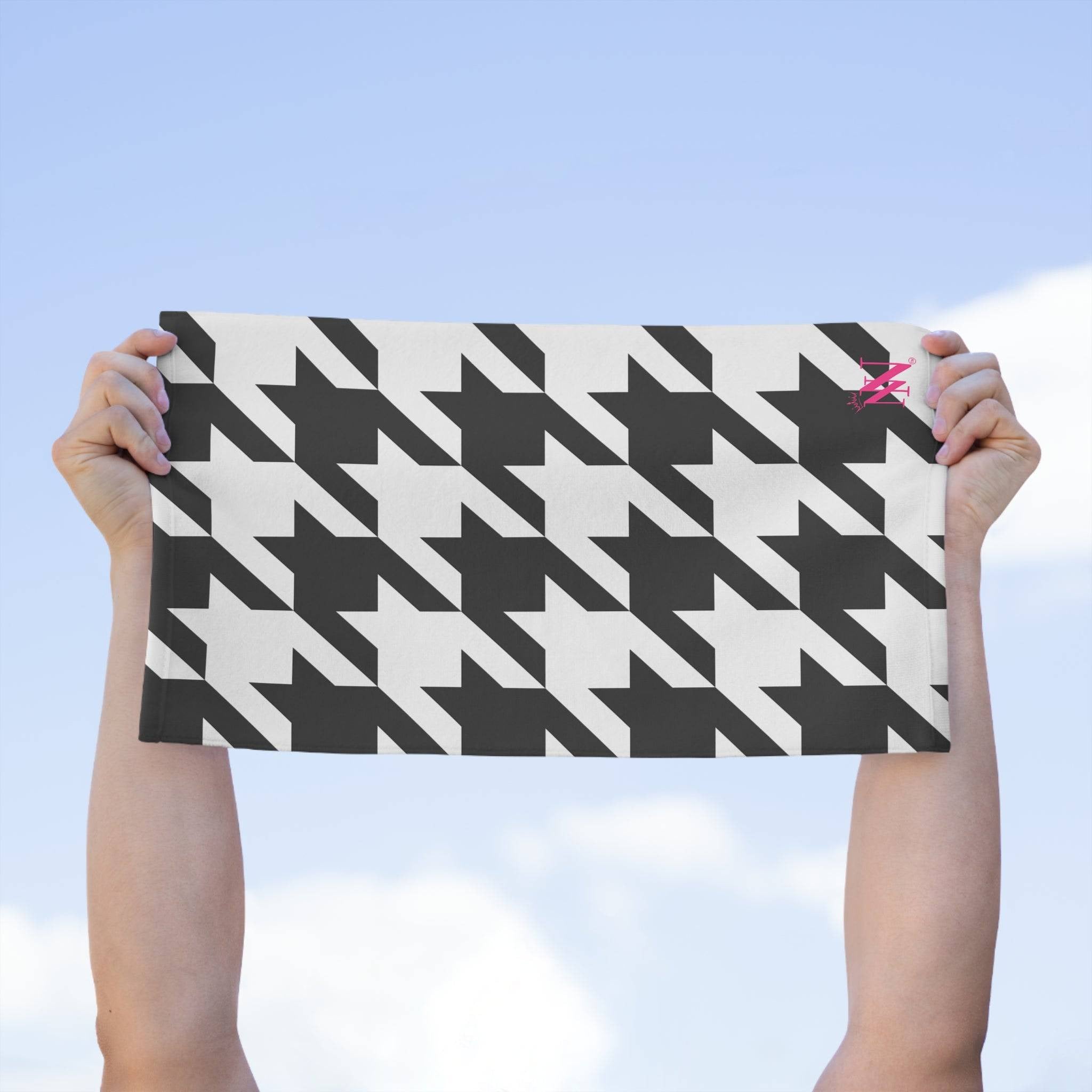 Checkered Past Star | Mix & Match Soft Fun-Flirty Lovers’ Towels