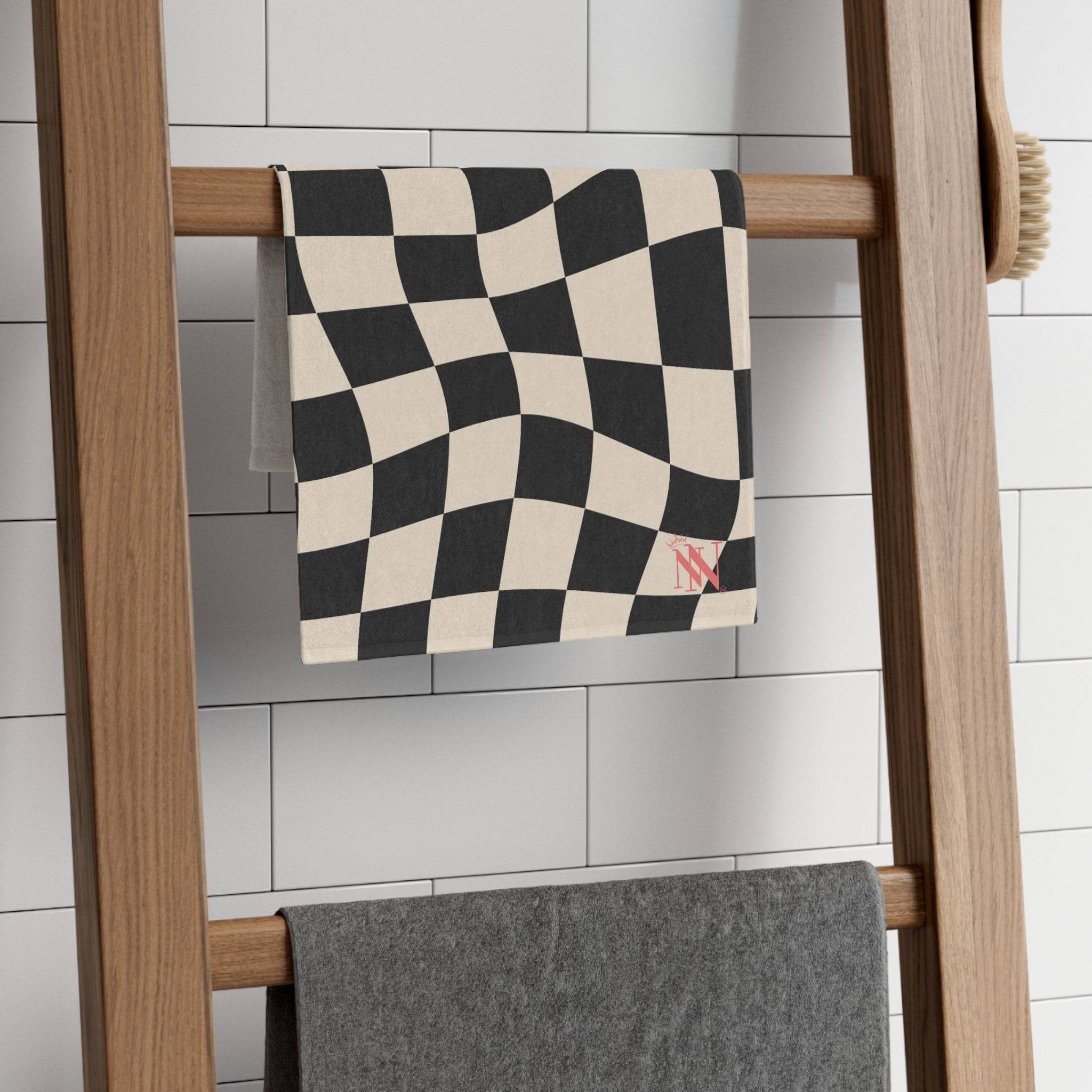 Checkered Pasts | Mix & Match Soft Fun-Flirty Lovers’ Towels