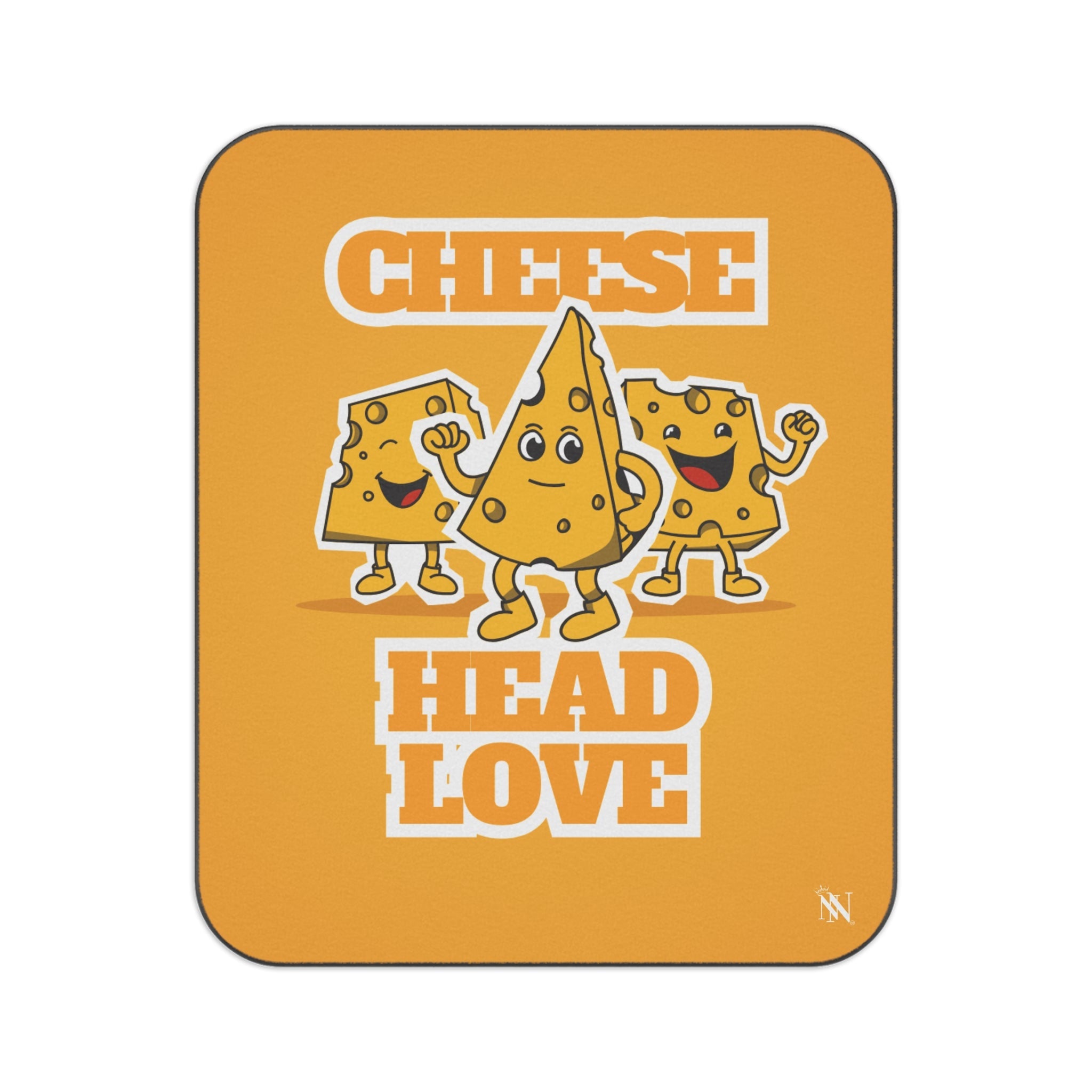 Cheese Head Love | Mix Match Fun-Flirty Lovers’ Water-Resistant Blankets