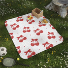 Cherry Hearts Pattern | Mix Match Fun-Flirty Lovers’ Water-Resistant Blankets
