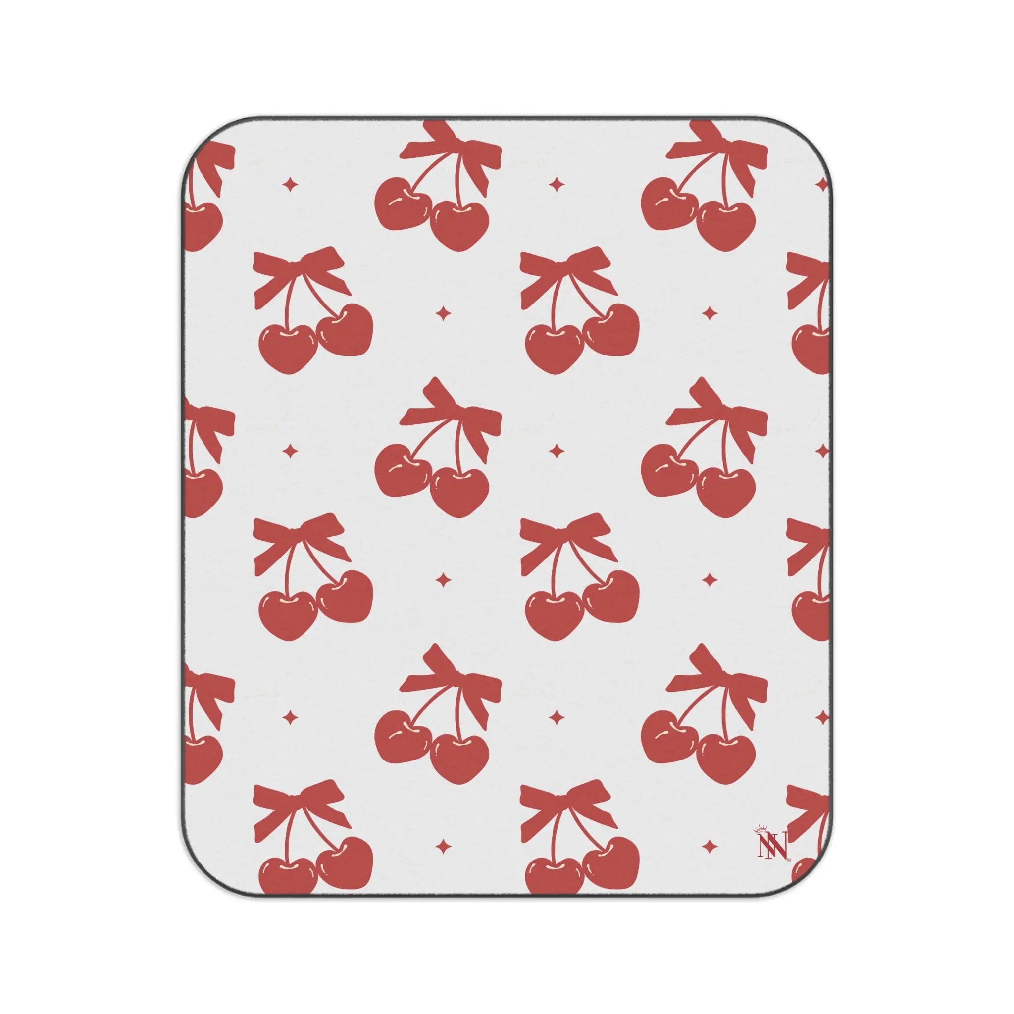 Cherry Hearts Pattern | Mix Match Fun-Flirty Lovers’ Water-Resistant Blankets
