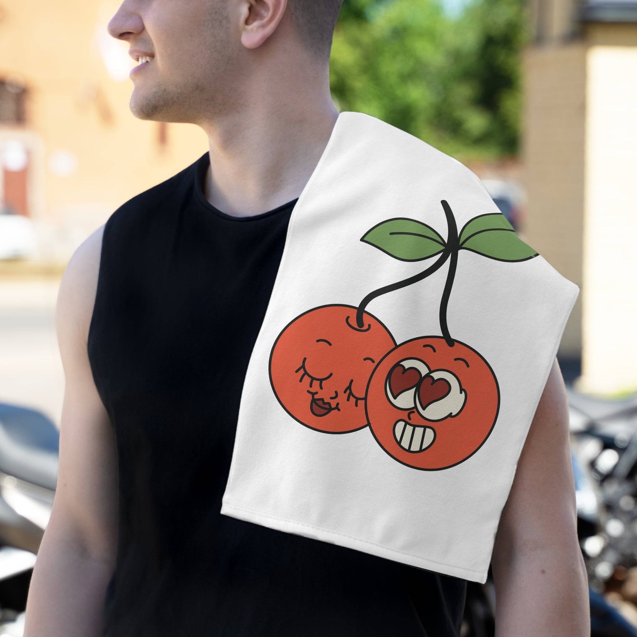 Cherry Love | Mix & Match Soft Fun-Flirty Lovers’ Towels