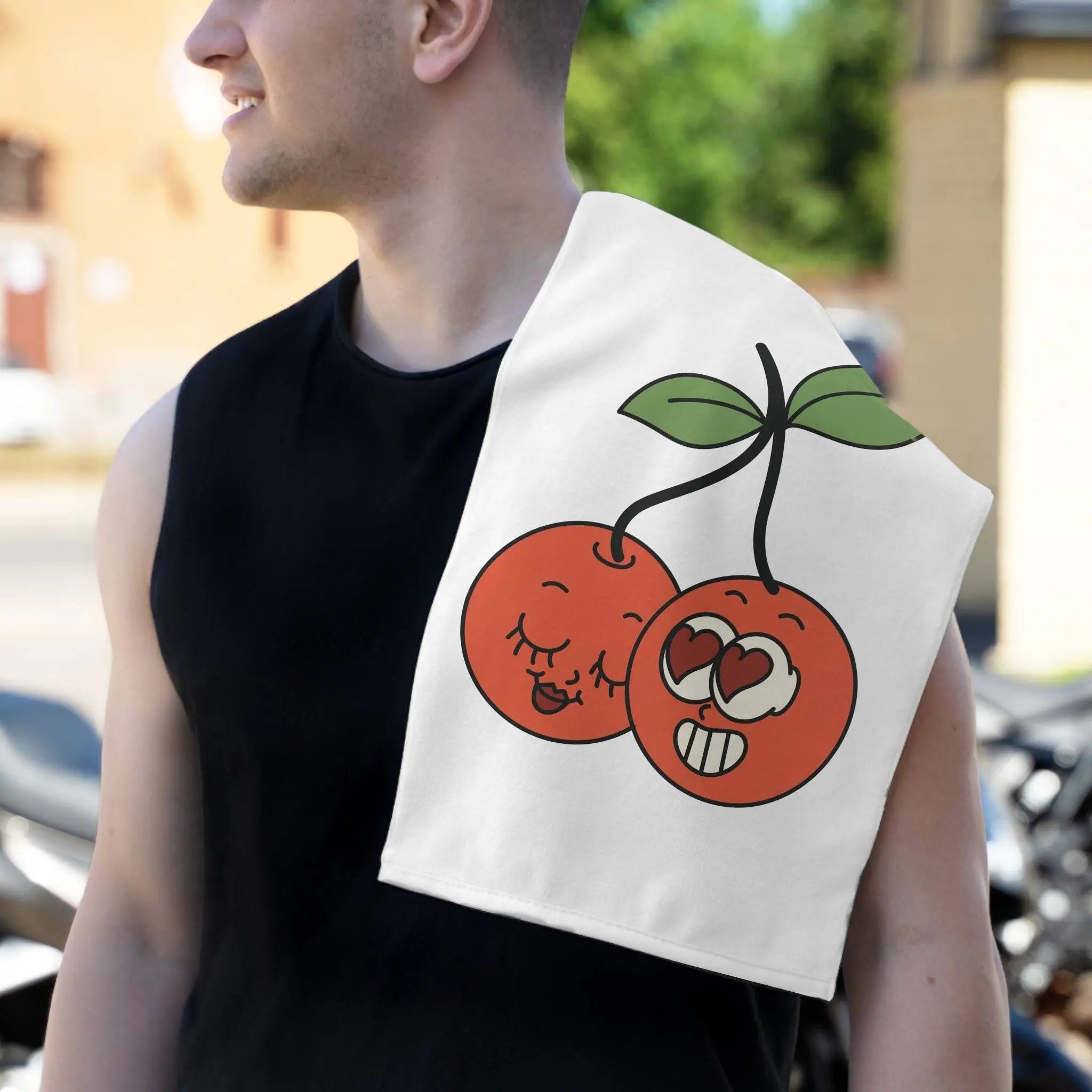 Cherry Love | Mix & Match Soft Fun-Flirty Lovers’ Towels