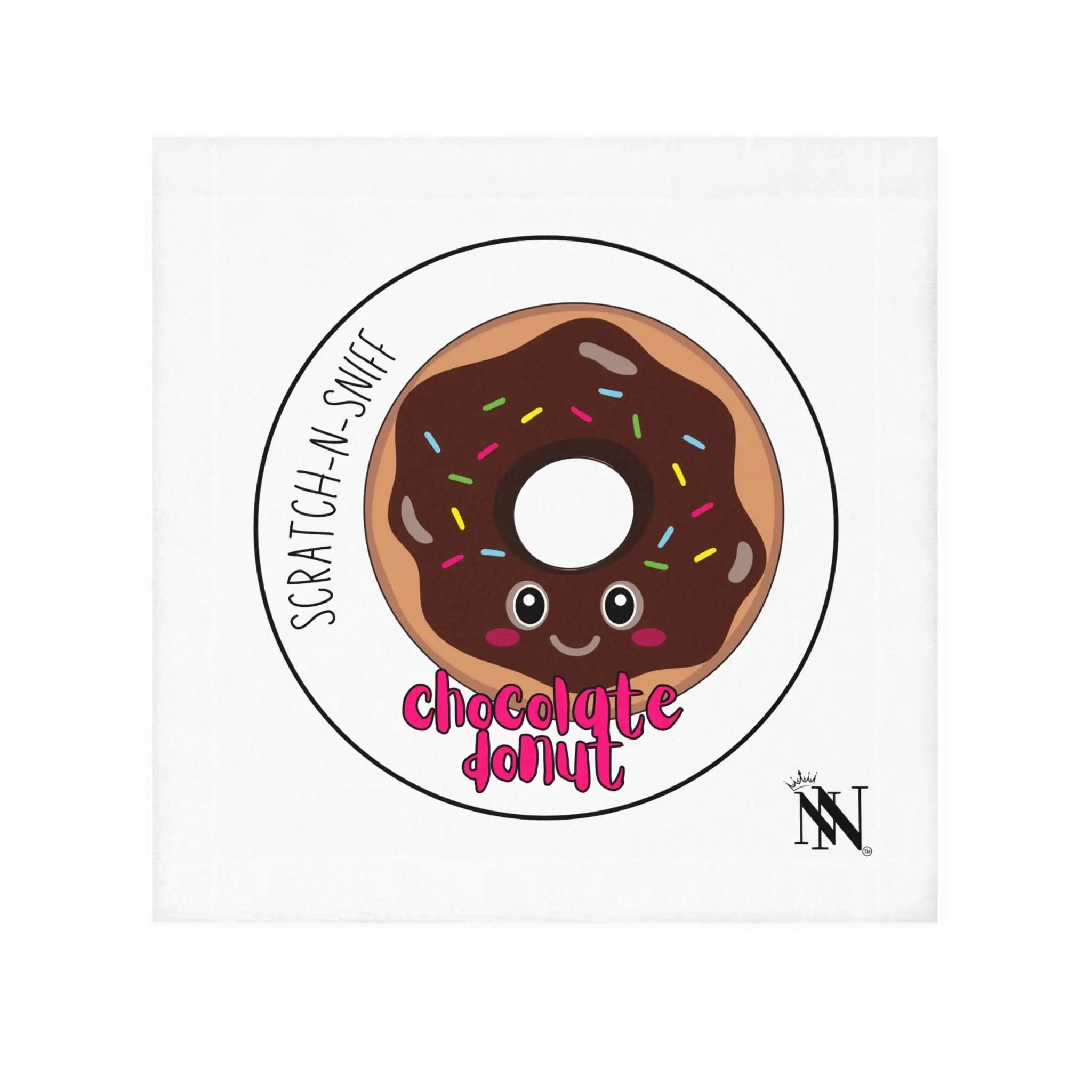Chocolate Donut Scratch N Sniff | Mix & Match Lils’ Fun-Flirty Lovers’ Towels